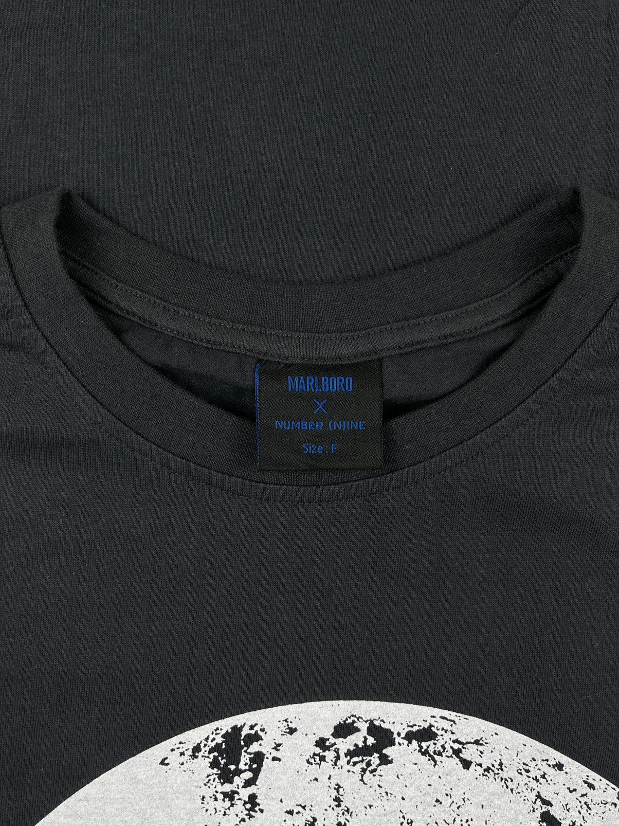 NEW Number (N)ine Marlboro Moon Logo Tshirt Gray