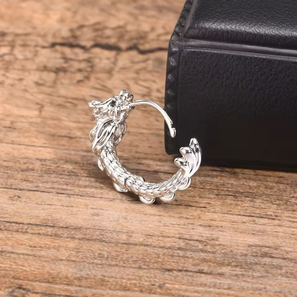 Jewelry × Vintage Chinese Dragon Earrings Size ONE SIZE - 4 Thumbnail