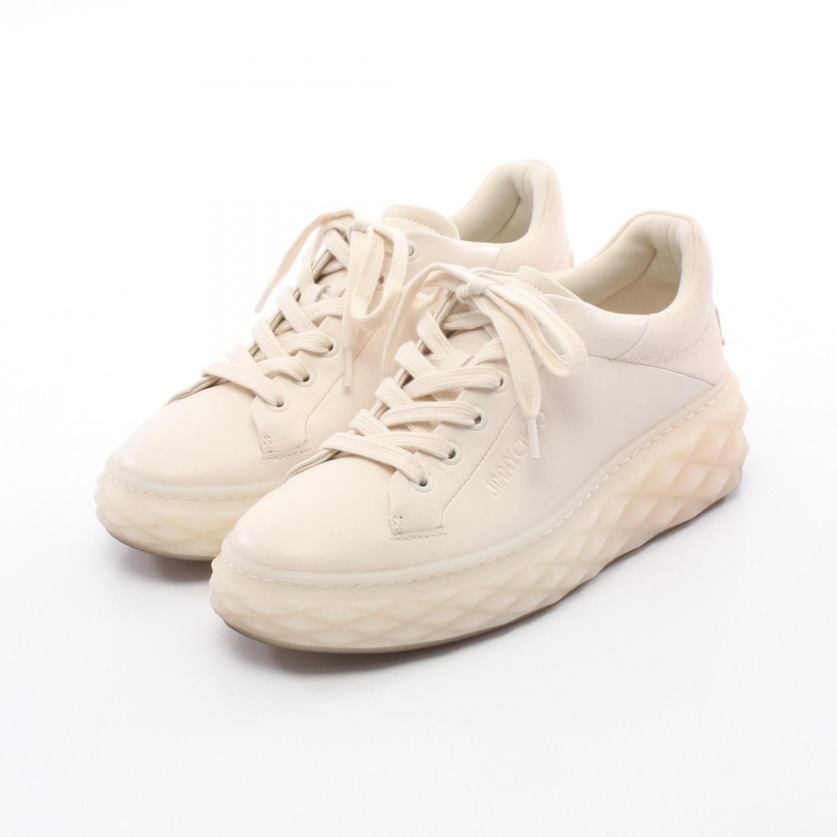 Jimmy Choo Jimmy Choo Jimmy Choo Leather Sneakers Leather Shoes DUTY FREE for USA Size ONE SIZE - 1 Thumbnail
