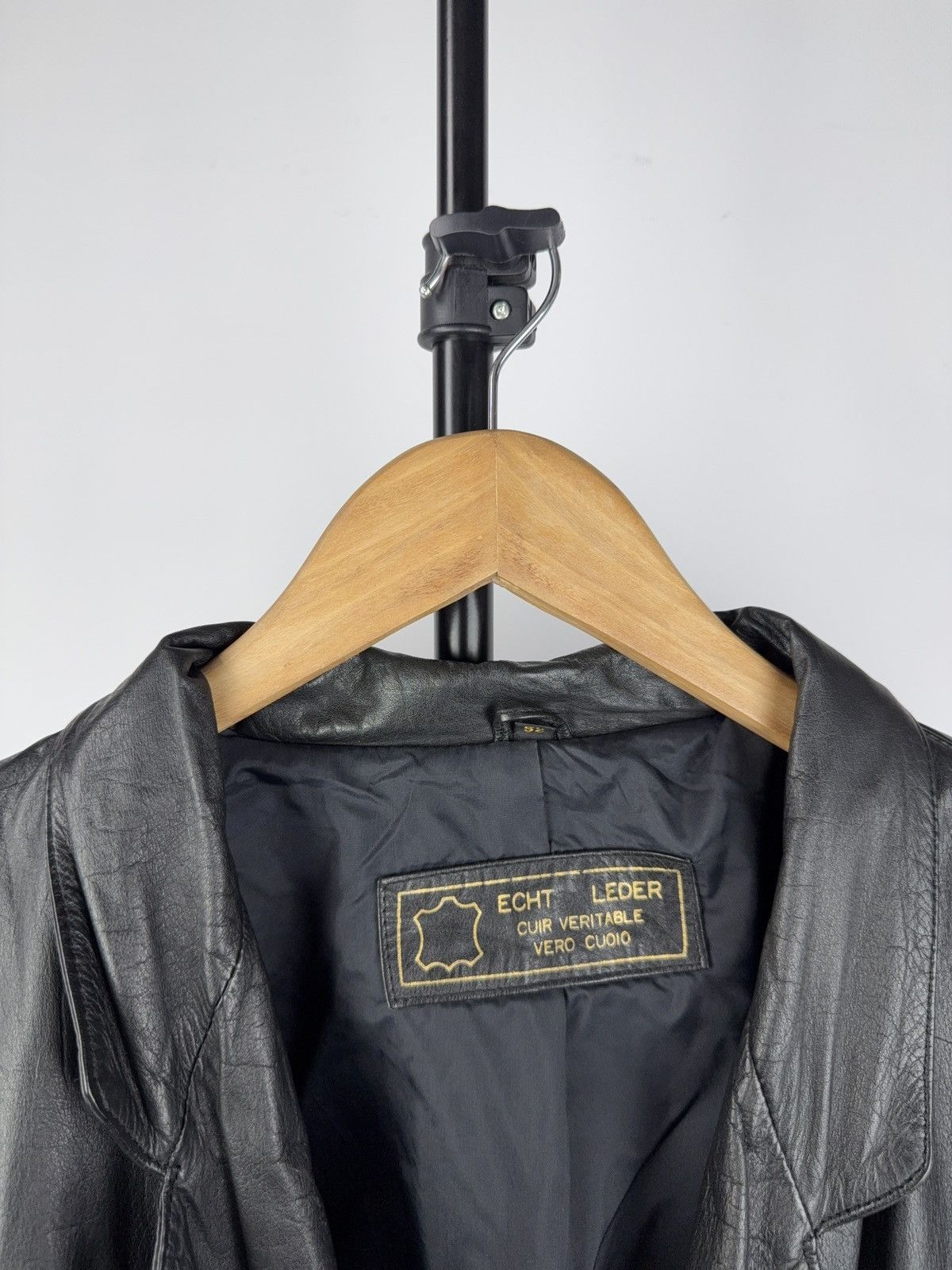 Vintage Vintage Leather Jacket Genuine Leahter bomber Moto Oldmoney Size US L / EU 52-54 / 3 - 5 Thumbnail