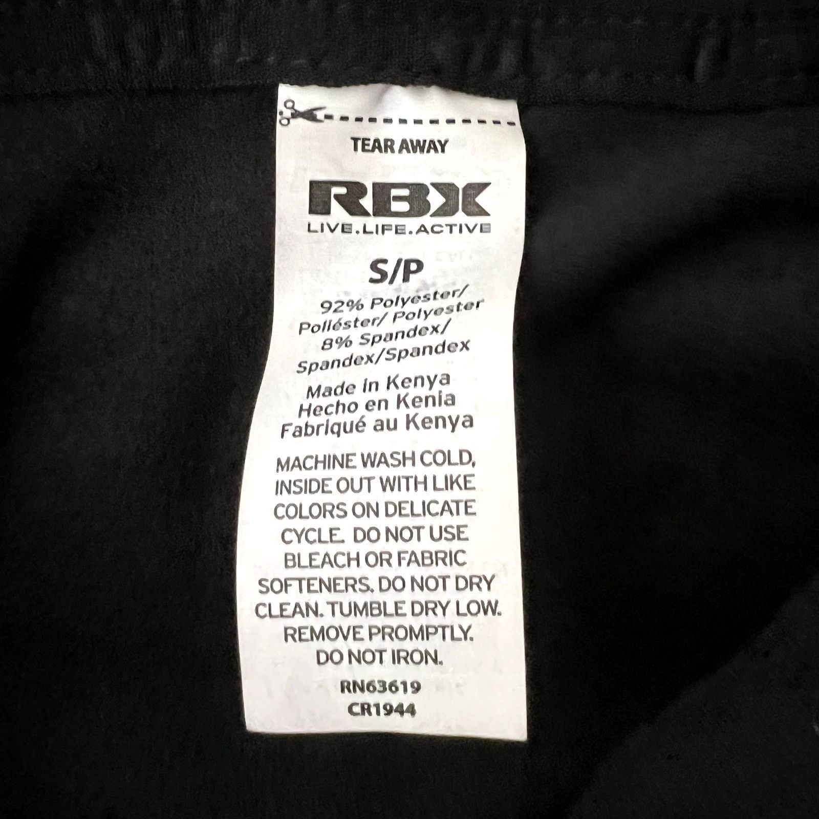 Other RBX Black Turtleneck Long Sleeve Athletic Top Size S / US 4 / IT 40 - 6 Thumbnail