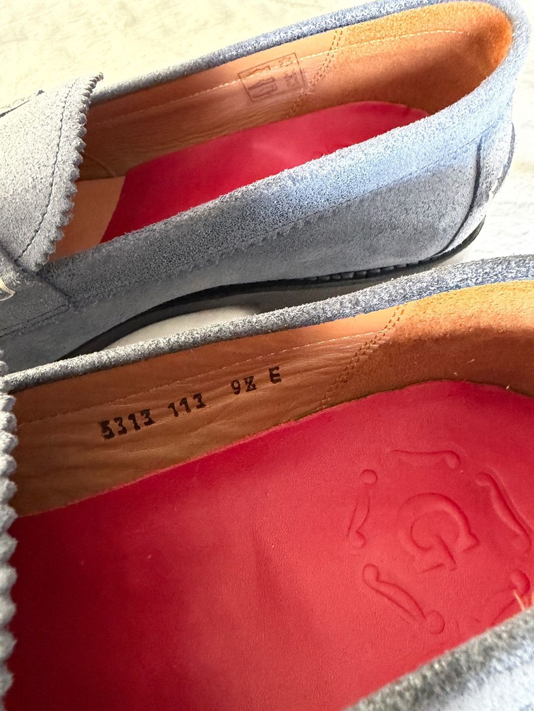 Grenson Grenson loafer in sky blue suede UK 9.5 Size US 10.5 / EU 43-44 - 7 Thumbnail