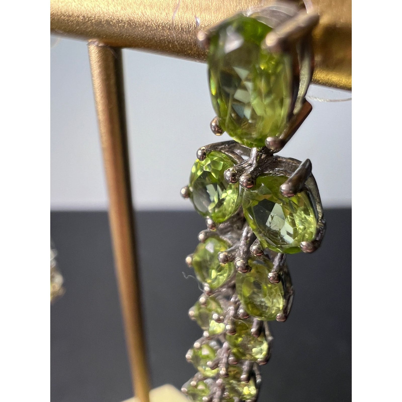 Other Peridot sterling silver chandelier earrings Size ONE SIZE - 3 Thumbnail