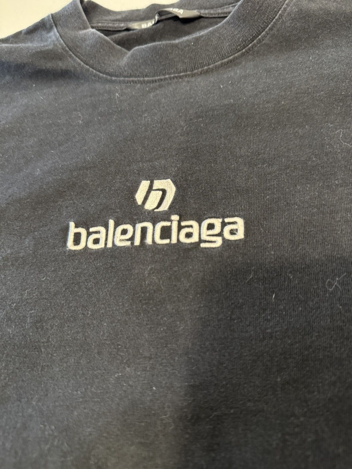 Balenciaga Balenciaga Logo T Shirt Medium Fit Size US M / EU 48-50 / 2 - 2 Thumbnail