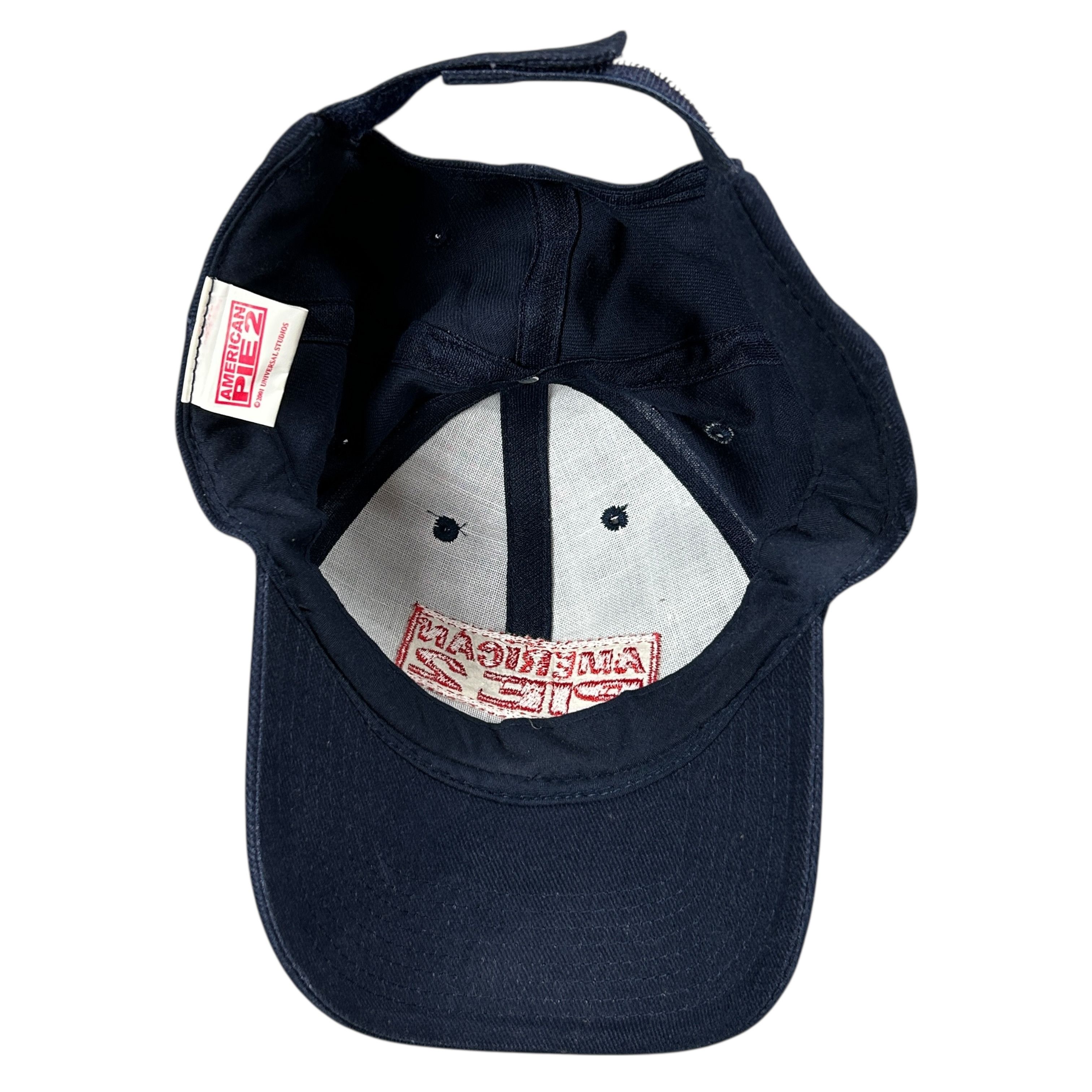 Universal Studios American Pie 2 2001 Vintage Blue Cotton Hat Strap Back Size ONE SIZE - 4 Thumbnail