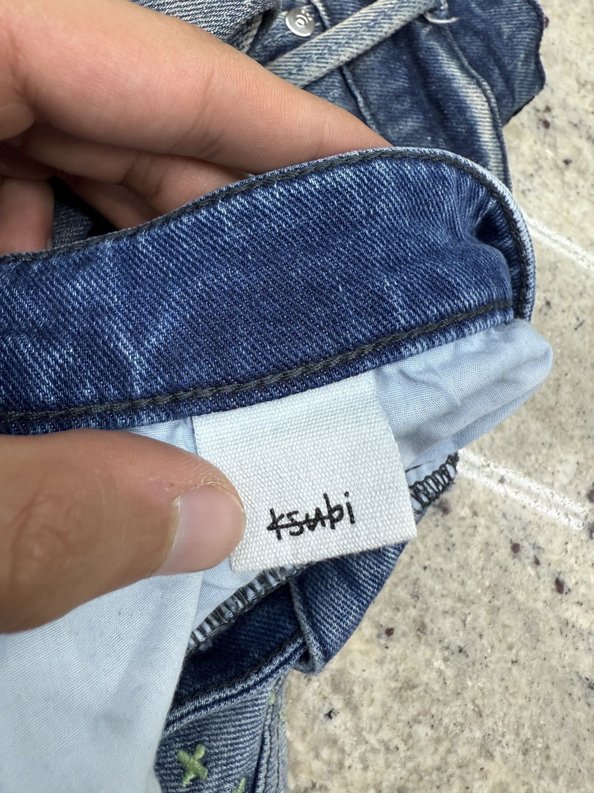 Ksubi Ksubi Blue Denim Jeans Size US 40 / EU 56 - 10 Thumbnail