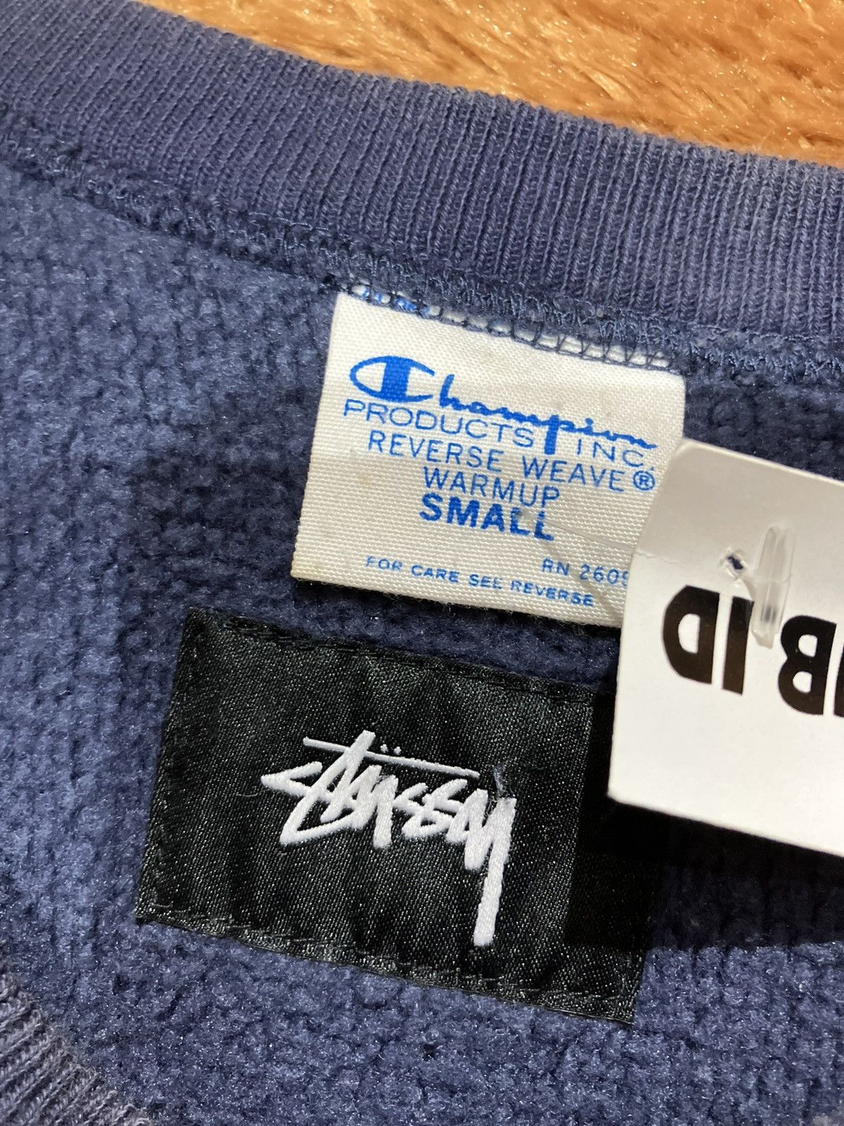 Champion × Stussy × Vintage Vintage Stussy Champion Spellout Sweatshirt Size US S / EU 44-46 / 1 - 3 Thumbnail