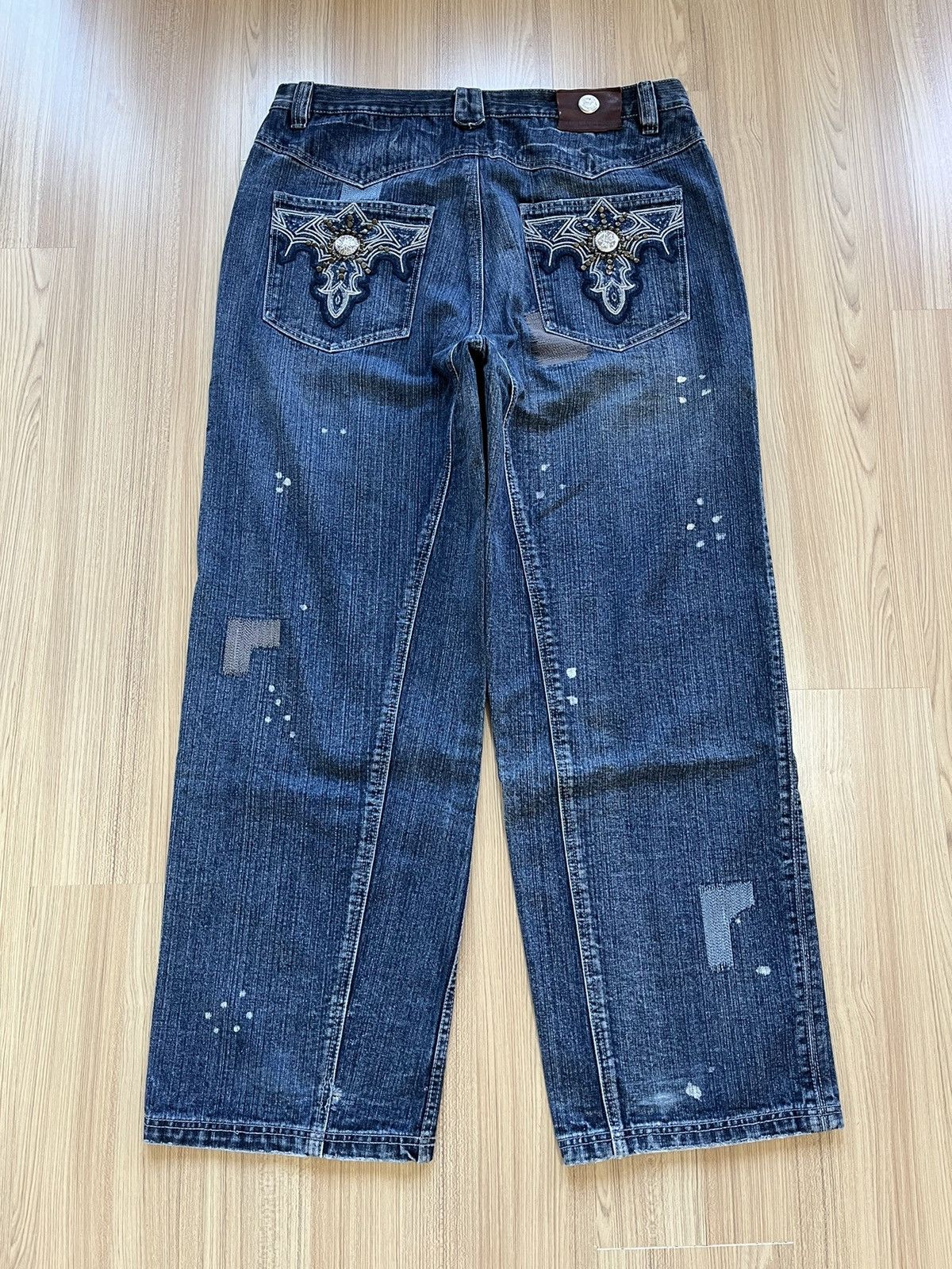 Antik Denim Rare Vintage Antik Denim Embroidered Jeans Size US 40 / EU 56 - 2 Thumbnail