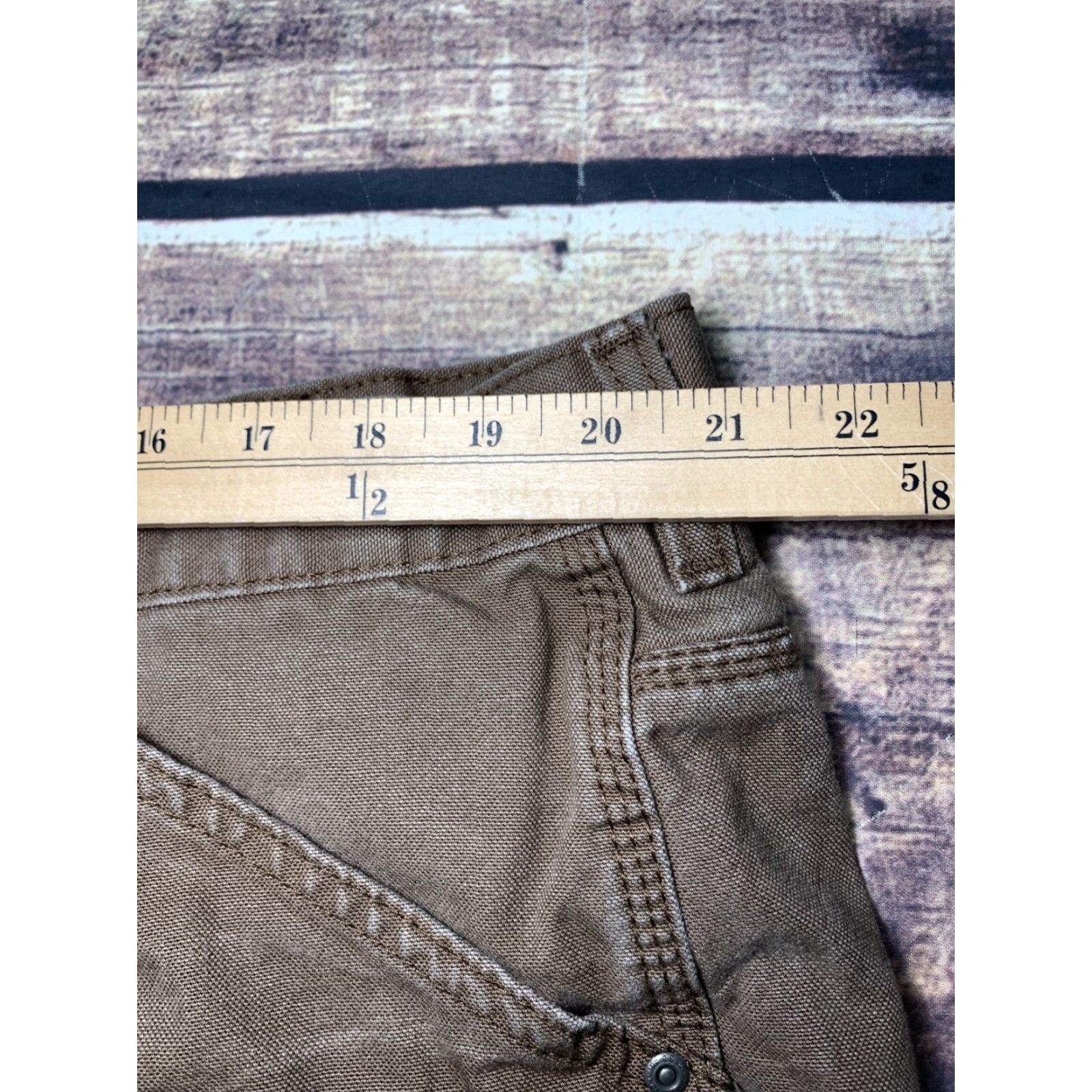 Vintage VINTAGE CE Schmidt Workwear Mens Carpenter Pants Jeans Brown 42x25 Premium Canvas Size US 42 / EU 58 - 6 Thumbnail