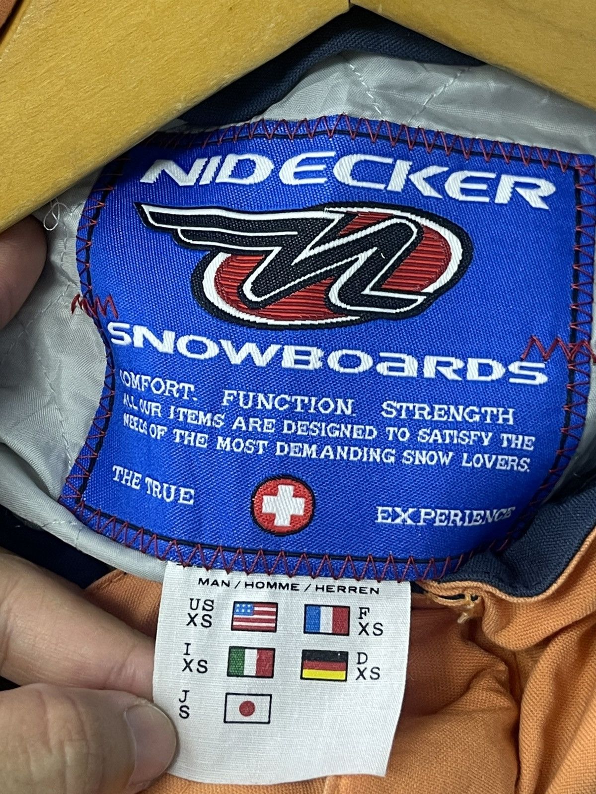 Sports Specialties Vintage Nidecker Snowboard Jacket Size US XS / EU 42 / 0 - 17 Thumbnail
