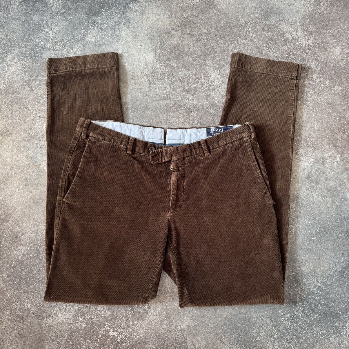 Polo Ralph Lauren Polo Ralph Lauren Vintage Brown Corduroy Pants Size US 36 / EU 52 - 8 Thumbnail