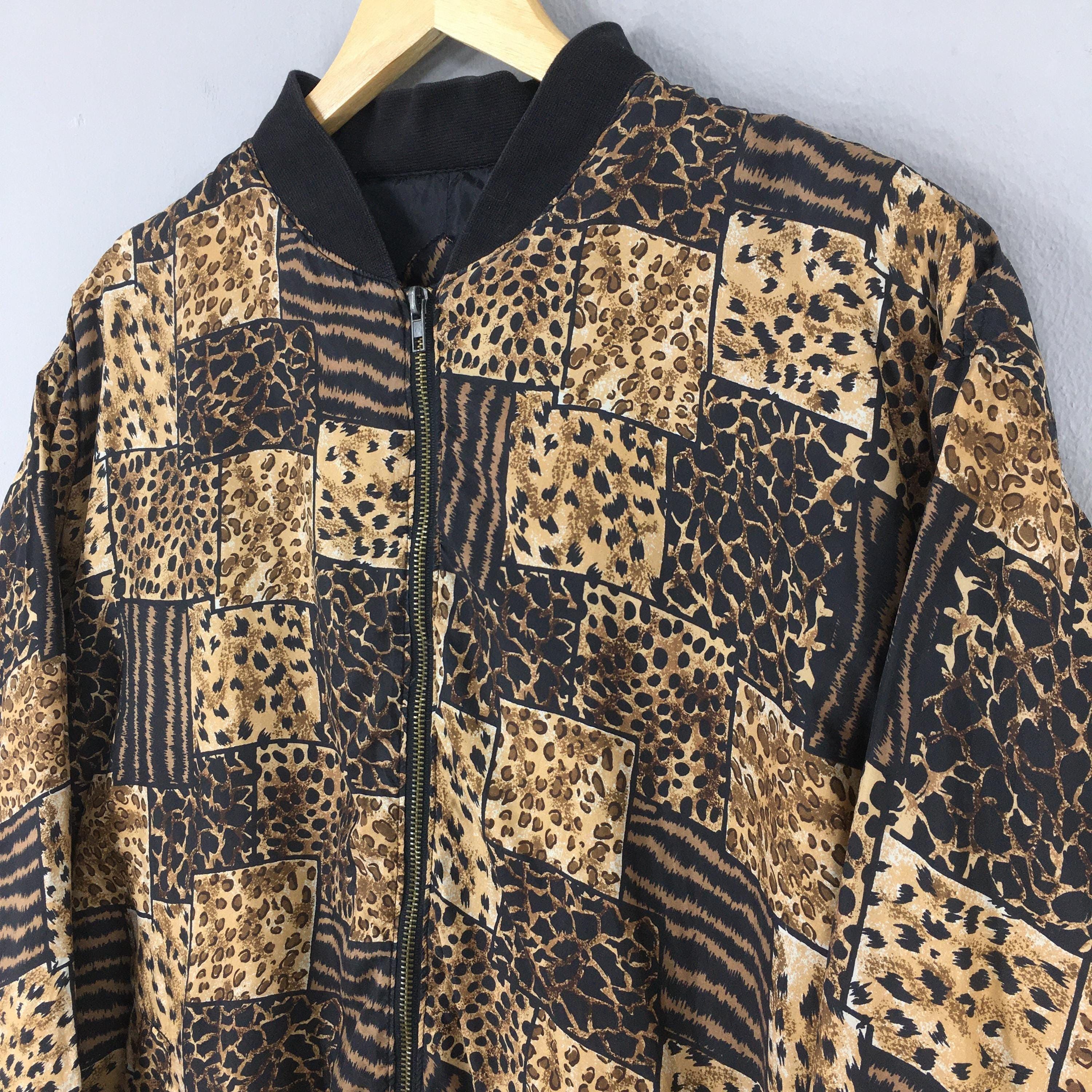 Vintage Vintage Tiger Leopard Patterned Jacket Medium Size US M / EU 48-50 / 2 - 3 Thumbnail