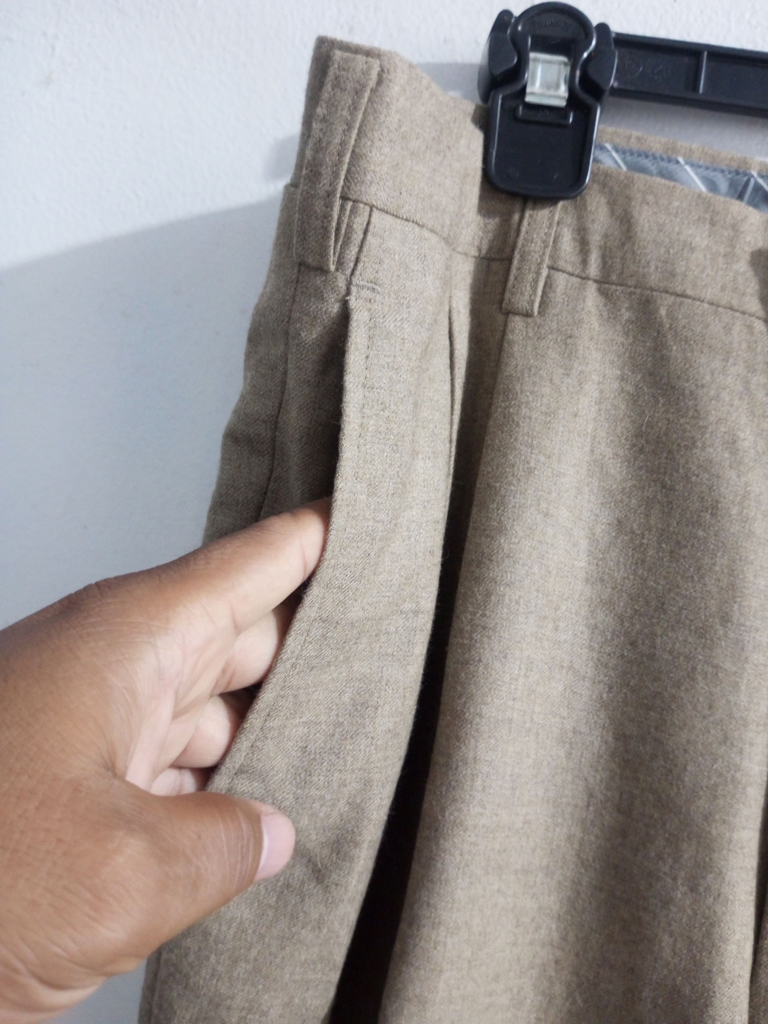 Japanese Brand Vintage wollmark trousers Size US 30 / EU 46 - 3 Thumbnail