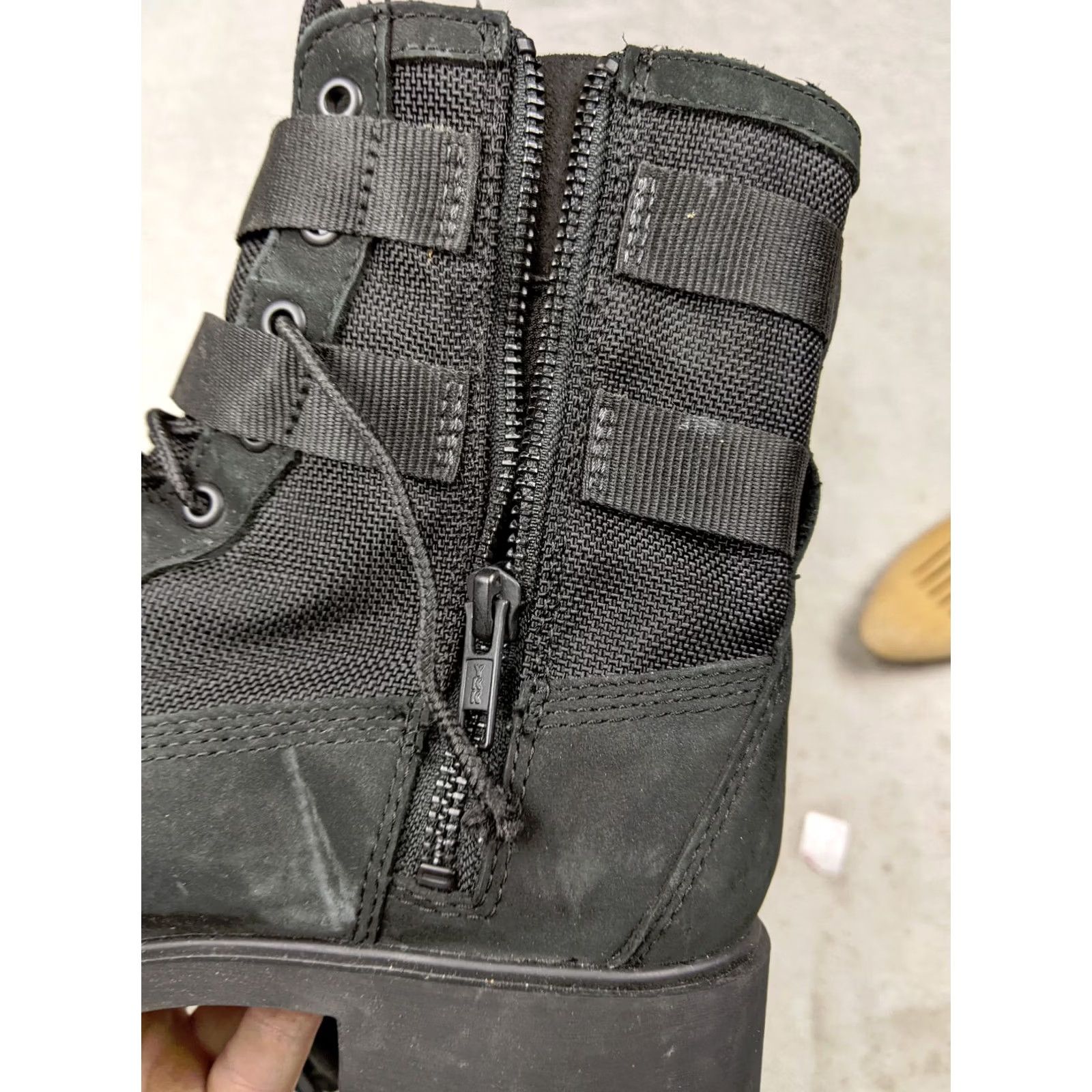 Timberland Timberland Jayne Women 6.5 37.5 Black Zip Waterproof Buckle Combat Boot Mens? Size US 7 / IT 37 - 6 Thumbnail