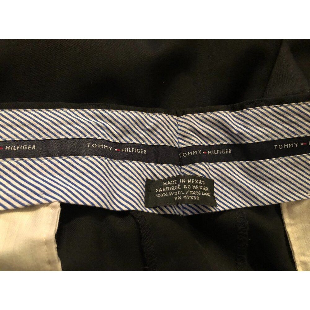 Tommy Hilfiger tommy hilfiger men's 100%worsted wool dress pants size:38/30 Size 38R - 5 Thumbnail