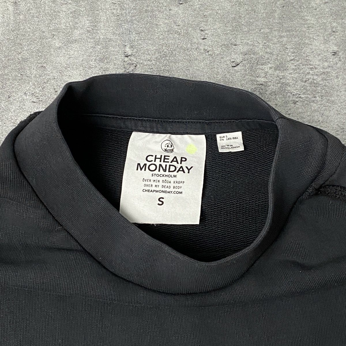 Cheap Monday × Designer Cheap Monday washed black longsleeve - M/L Size US M / EU 48-50 / 2 - 4 Thumbnail