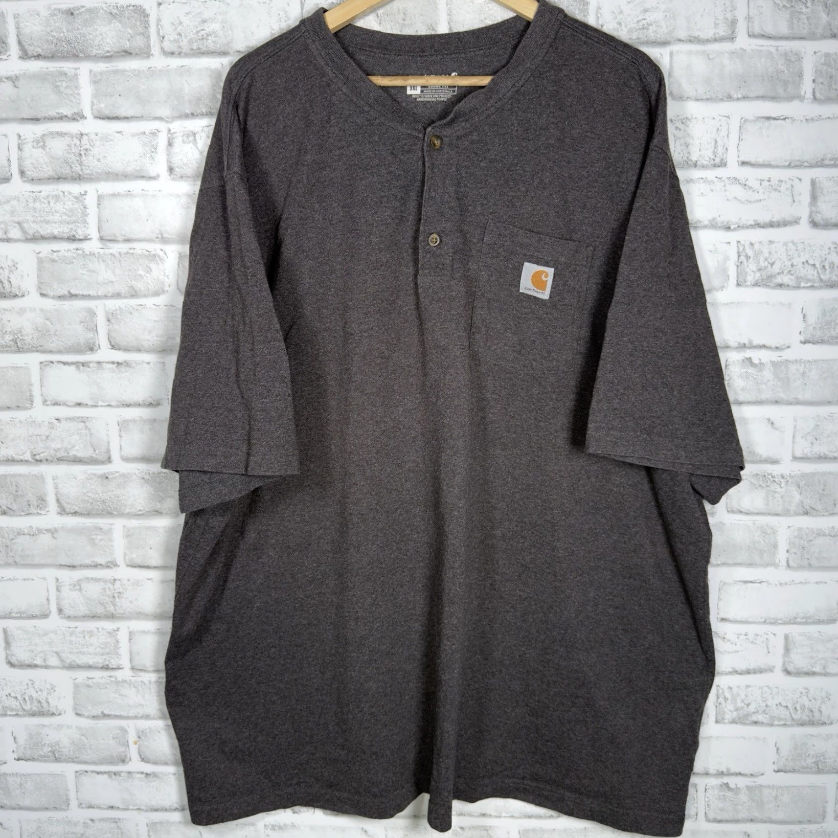 Carhartt **Carhartt Gray Loose Fit Henley Style Mens 3XL T-Shirt** User: Carhartt Gray Loose Fit Henley Style Mens 3XL T-Shirt Size US XXL / EU 58 / 5 - 2 Thumbnail
