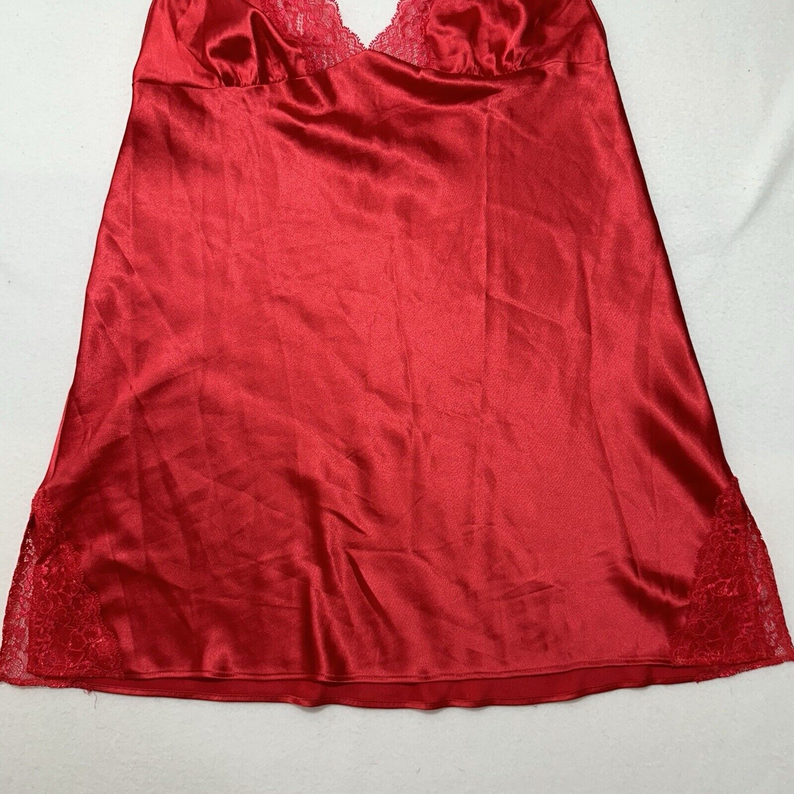 Victoria's Secret Victoria's Secret Medium Satin Slip Dress Babydoll Pajamas Size ONE SIZE - 5 Thumbnail
