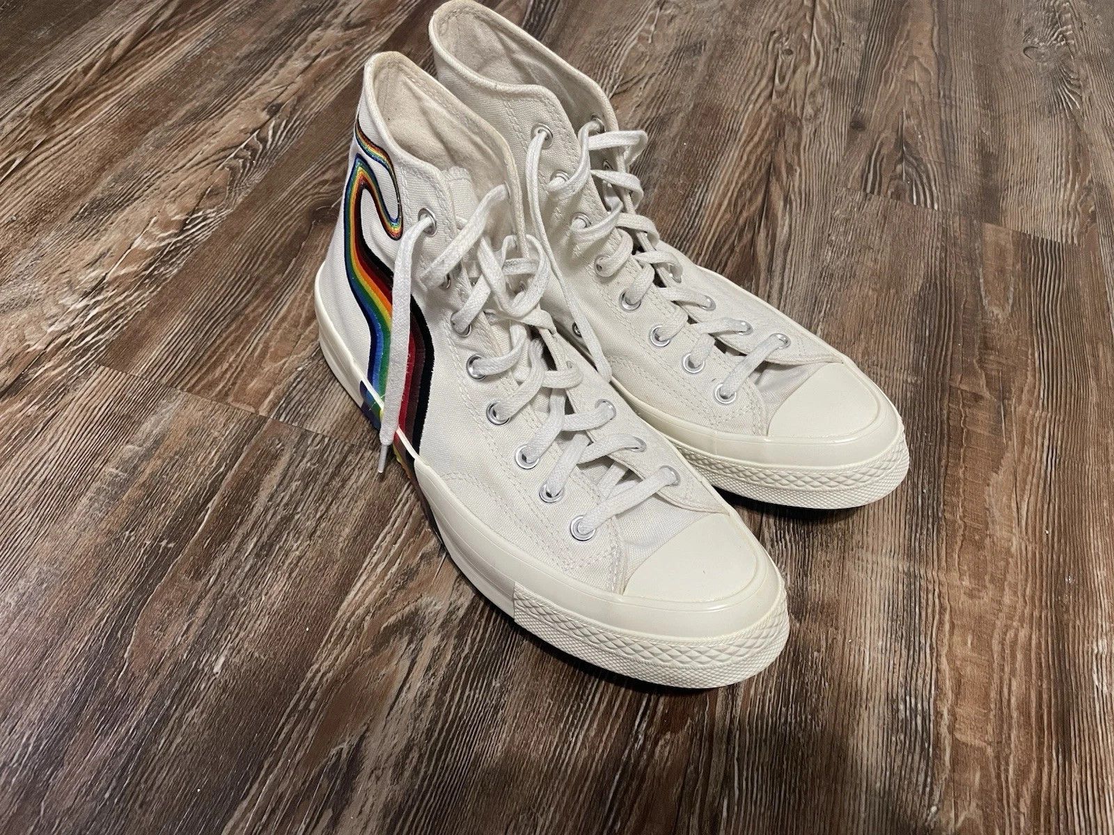 Converse Chuck Taylor All Star 70 Hi High Pride Rainbow 2021 LGBTQ+ Size US 9.5 / EU 42-43 - 2 Thumbnail