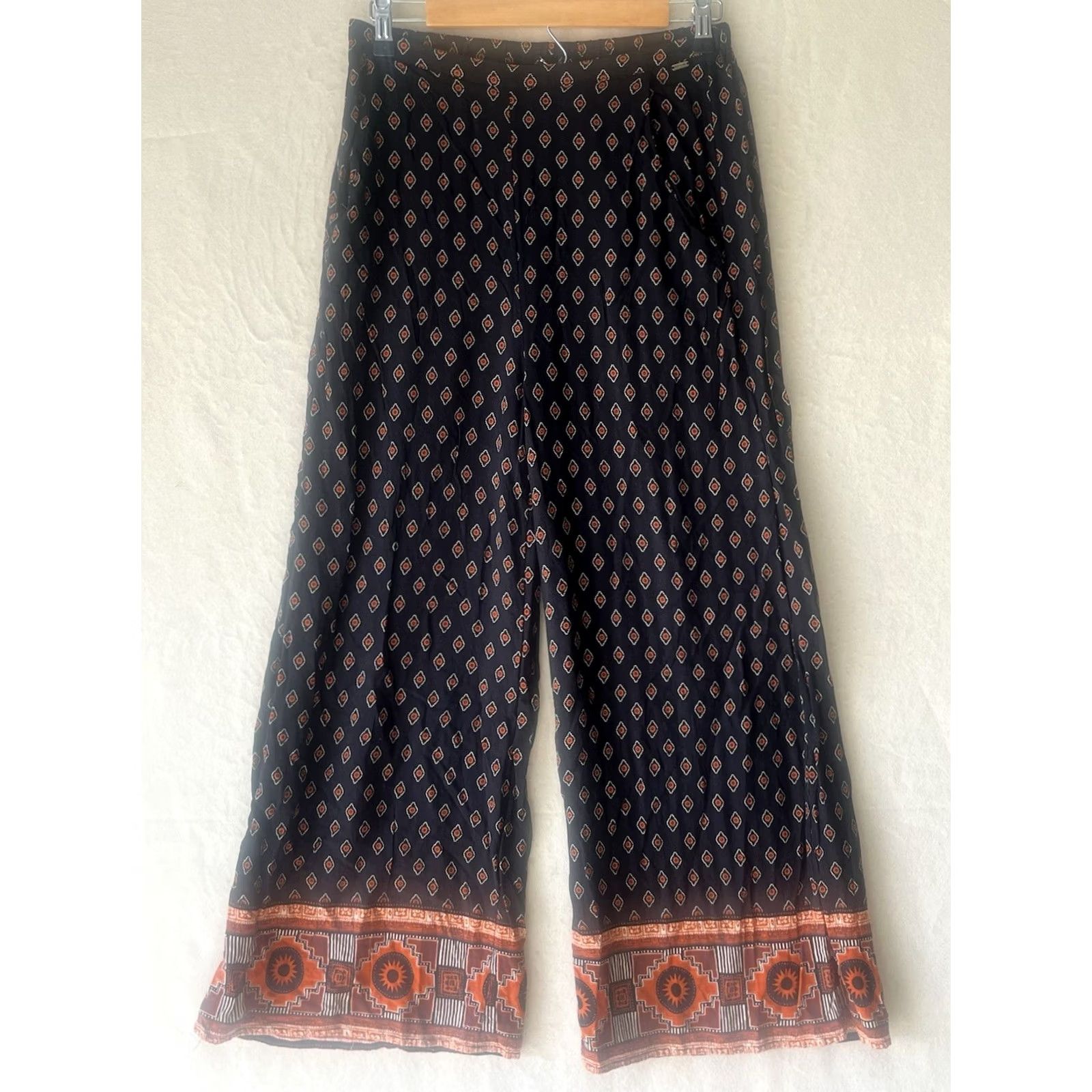 Rip Curl Rip Curl Pants Womens S Dark Color Beach Palazzo Summer Travel Size 28" / US 6 / IT 42 - 2 Thumbnail