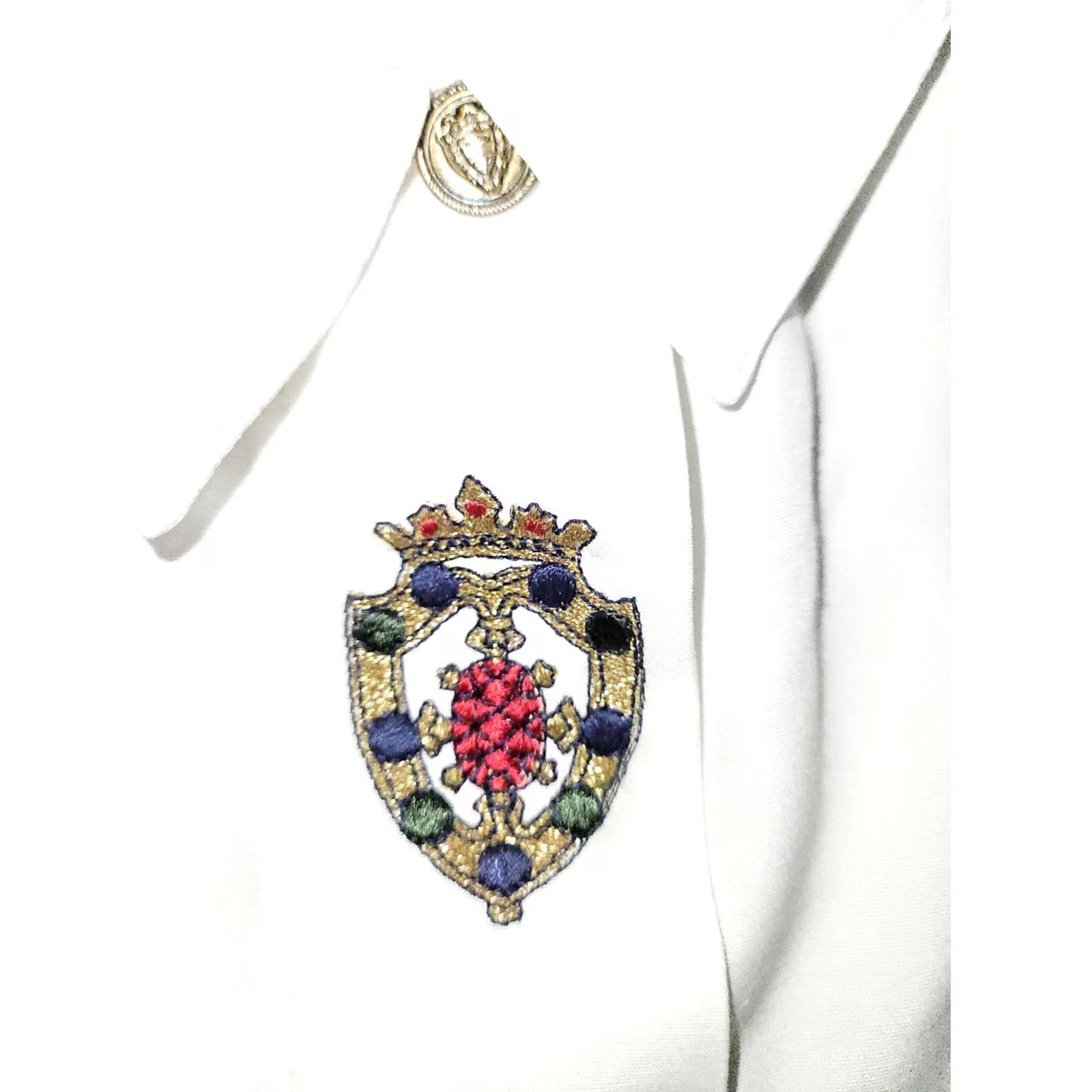 Pendleton VINTAGE Pendleton Button-Up Shirt Women's 12 White Embroidered USA 80s Church Size XL / US 12-14 / IT 48-50 - 3 Thumbnail