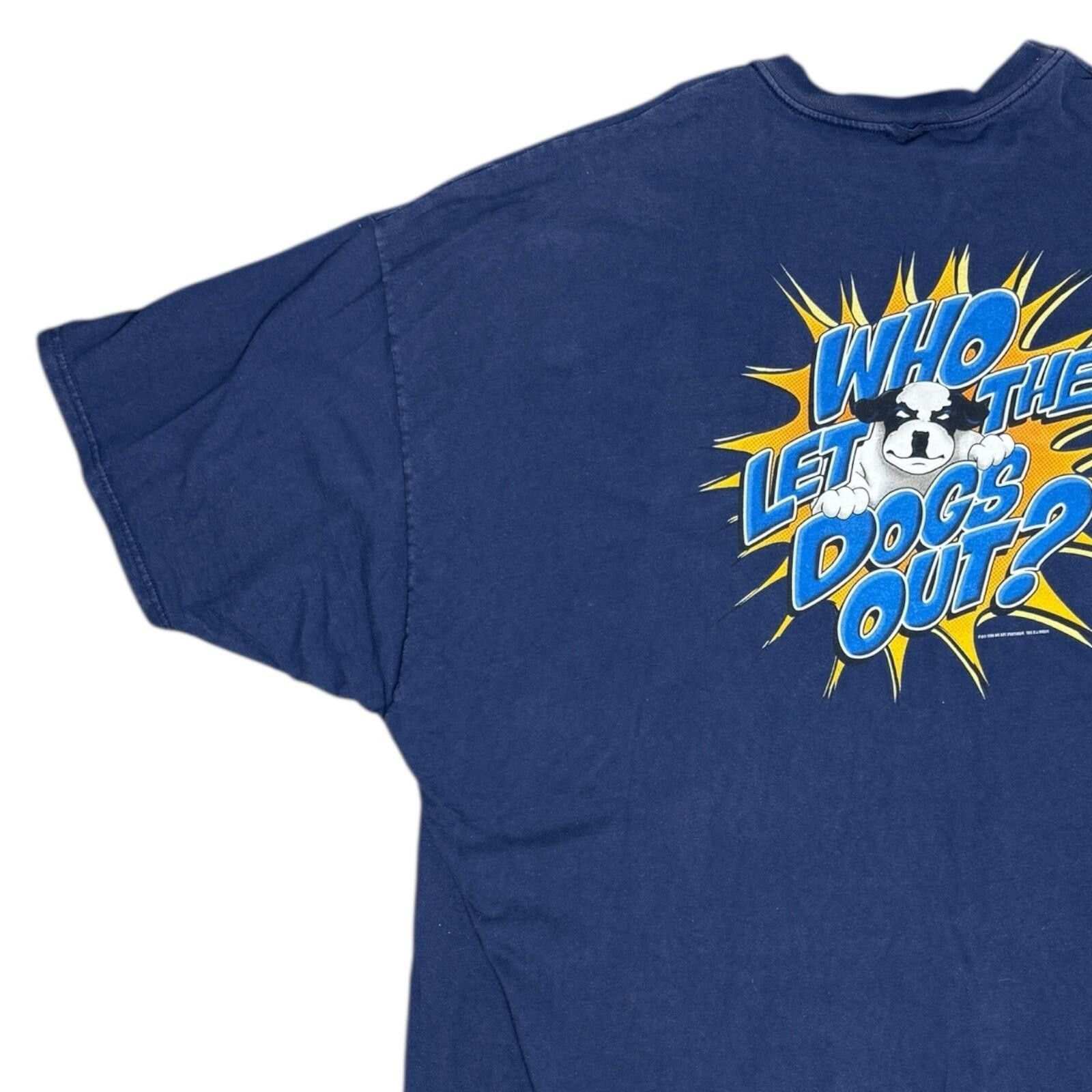 Big Dogs Vintage 2000 Big Dogs Who Let The Big Dogs Out Shirt 3XL Size US XXL / EU 58 / 5 - 8 Thumbnail