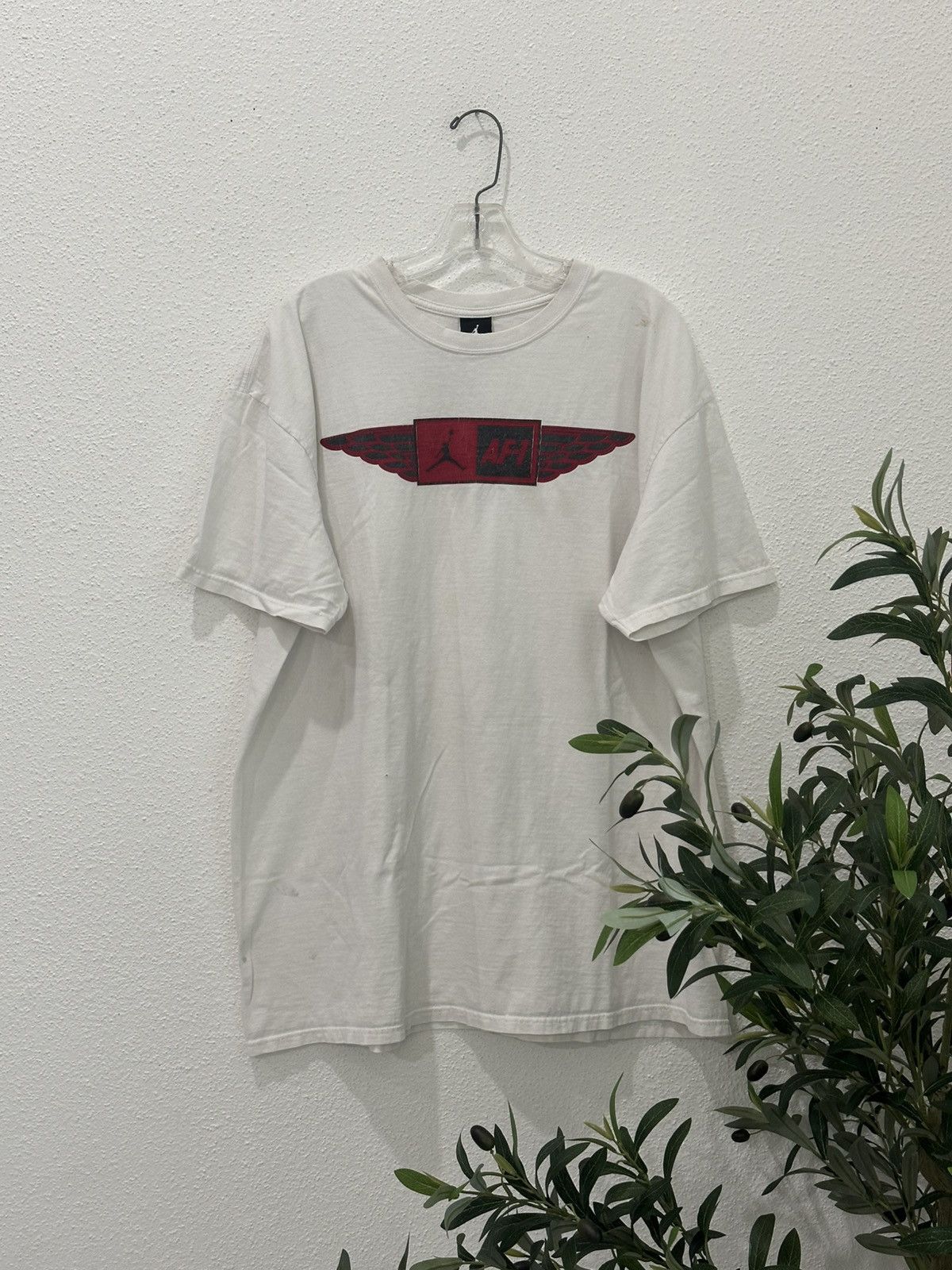 Jordan Brand Vtg Y2K Jordan AF-1 Nike Graphic T-Shirt Wings Logo Size XXL Size US XXL / EU 58 / 5 - 1 Thumbnail