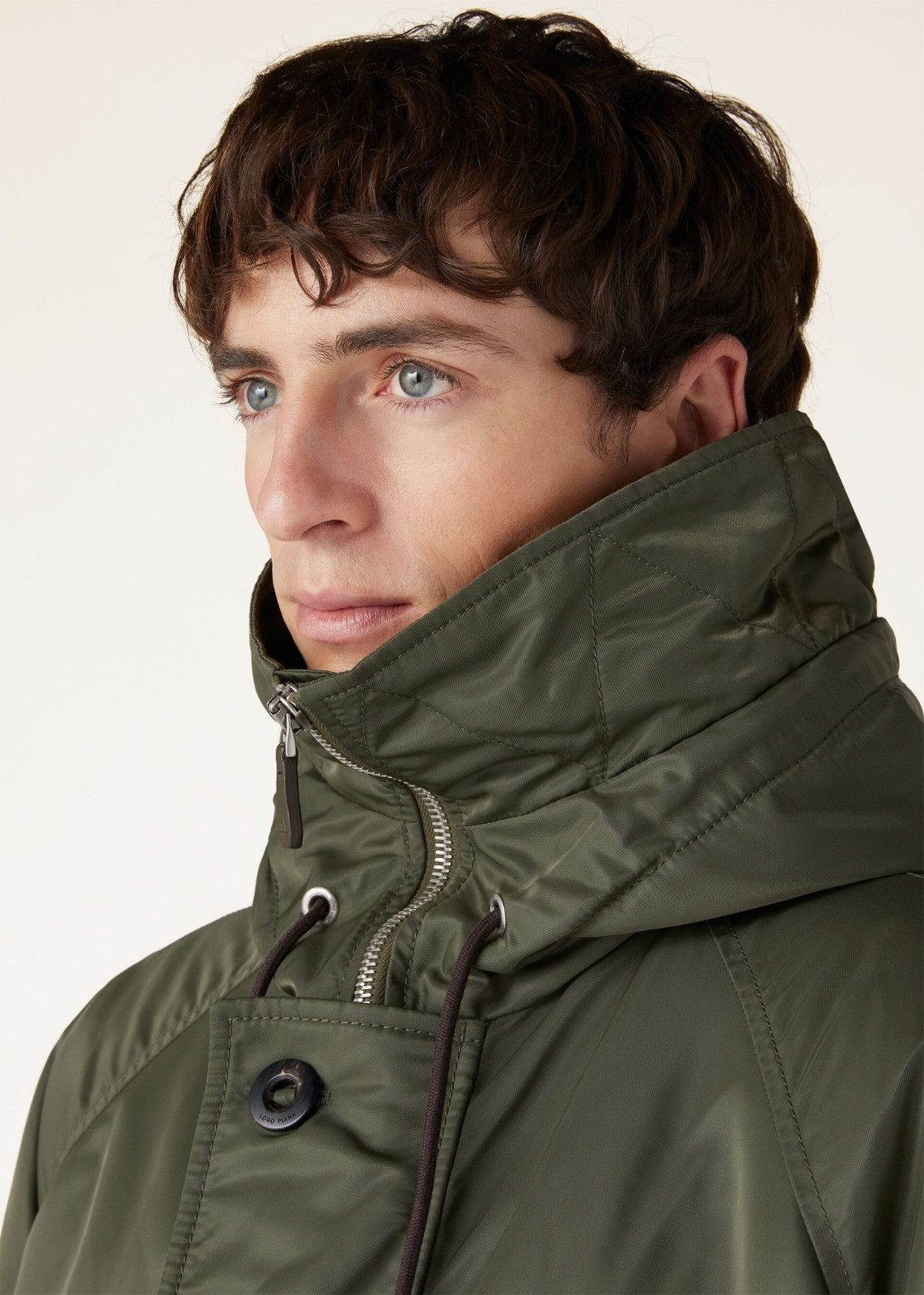 Loro Piana o1srvl11e0125 Kasai Bomber Jacket in Green Size US S / EU 44-46 / 1 - 6 Thumbnail