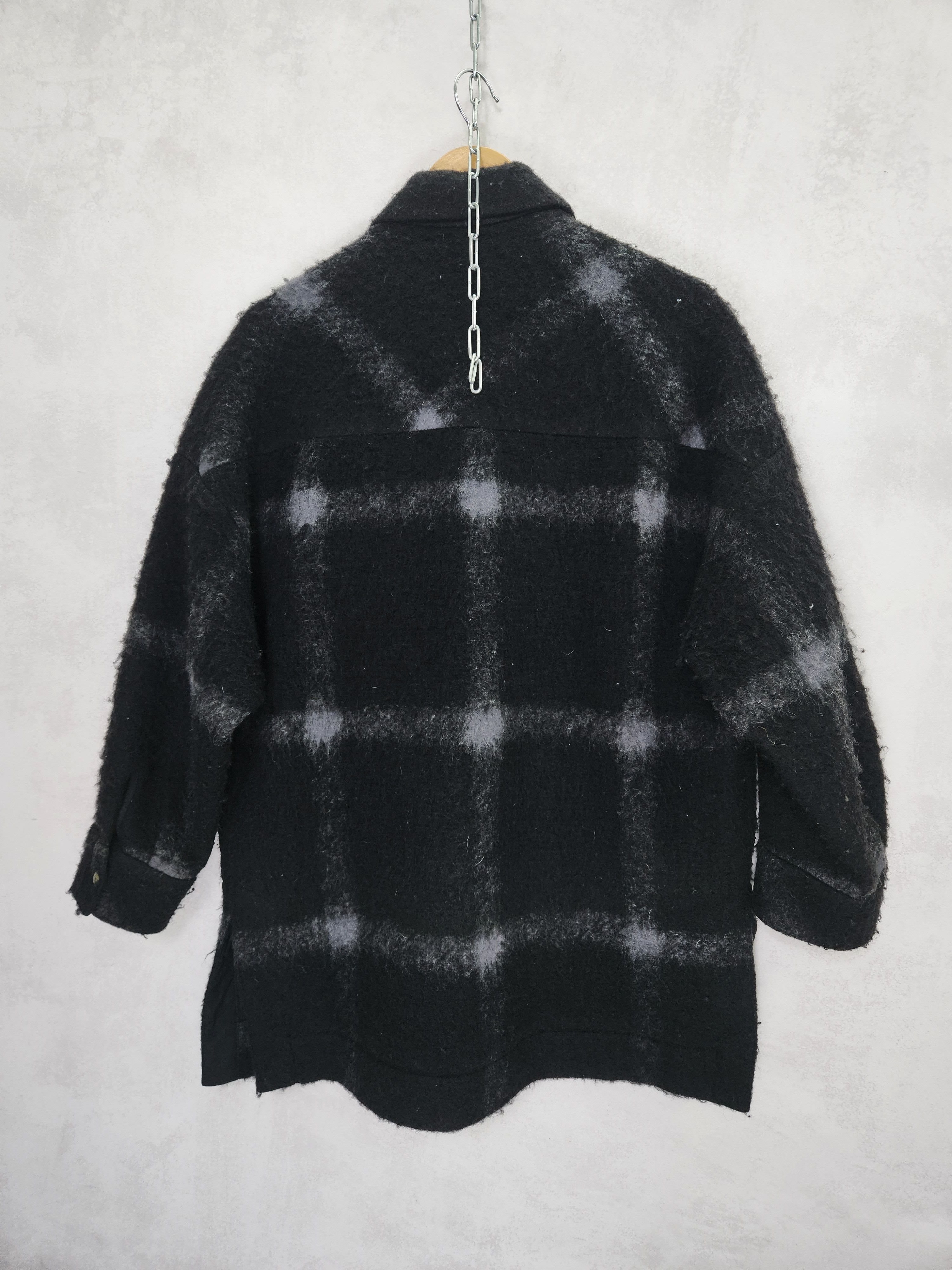 Iro Iro Heldens Plaid Shacket nova check button ups wool jacket Size M / US 6-8 / IT 42-44 - 6 Thumbnail