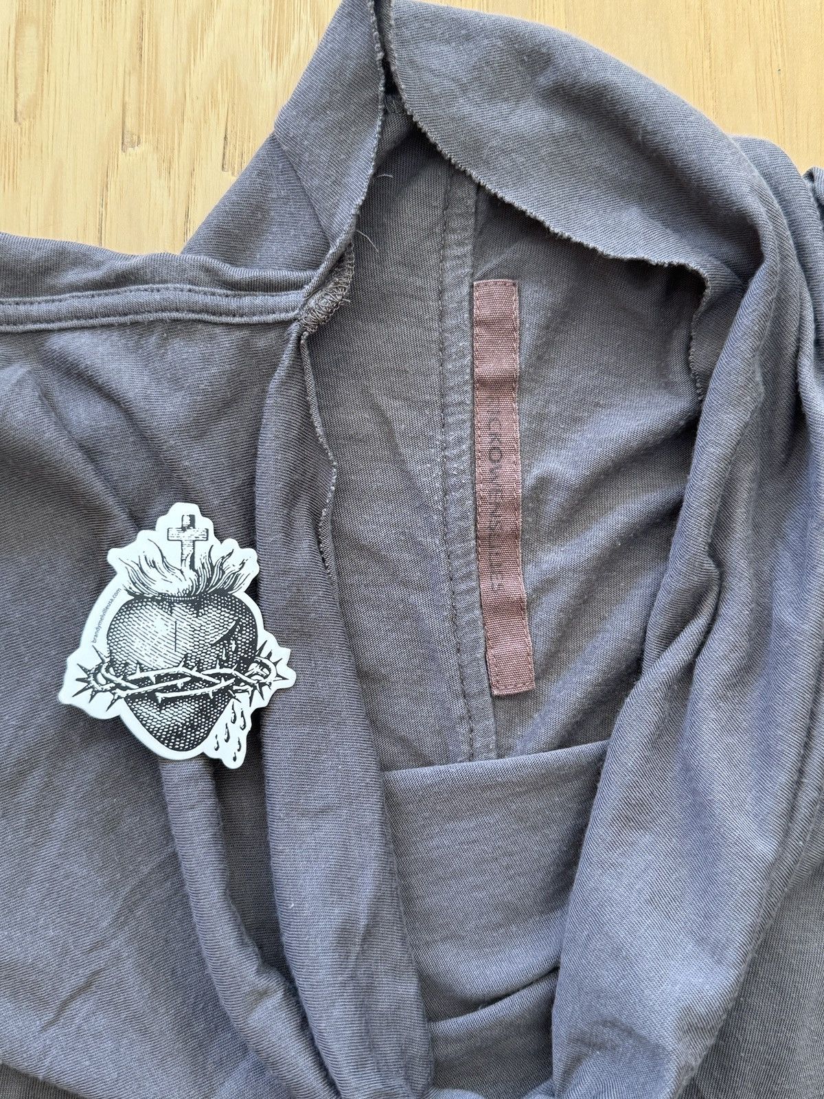 Rick Owens Lilies Rick Owens Lilies Cowl Neck Blouse in Mauve Size XS / US 0-2 / IT 36-38 - 2 Thumbnail