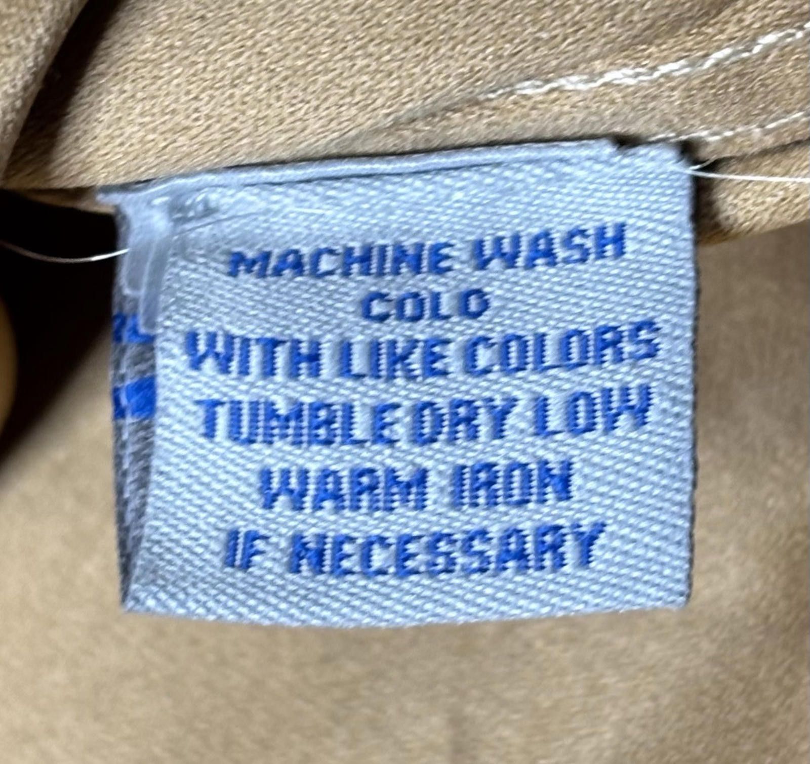 Oleg Cassini VTG Oleg Cassini Shirt Mens Large Suede Silk Tan Western NEW Size US L / EU 52-54 / 3 - 10 Thumbnail