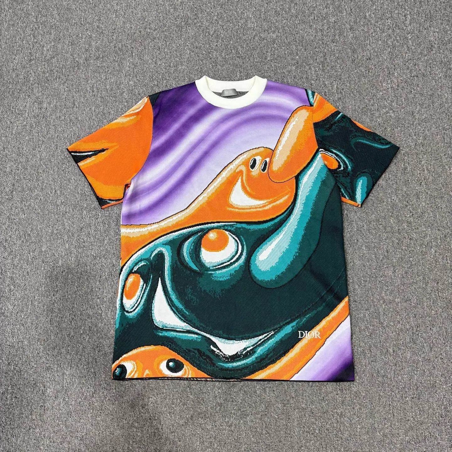 Dior Dior x Kenny Oblique Multicolor SS Tee M 99 New Size M / US 6-8 / IT 42-44 - 1 Thumbnail
