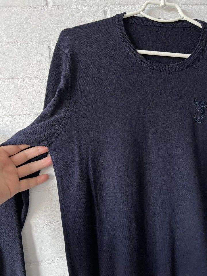 Versace Versace Collection Mens Wool Sweaters Blue Size M Size US M / EU 48-50 / 2 - 6 Thumbnail