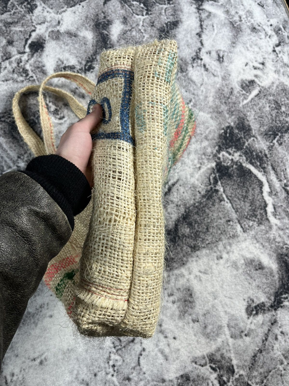 Other Recycled Coffee Sack Tote Bag Burlap Market Shopper Size ONE SIZE - 10 Thumbnail