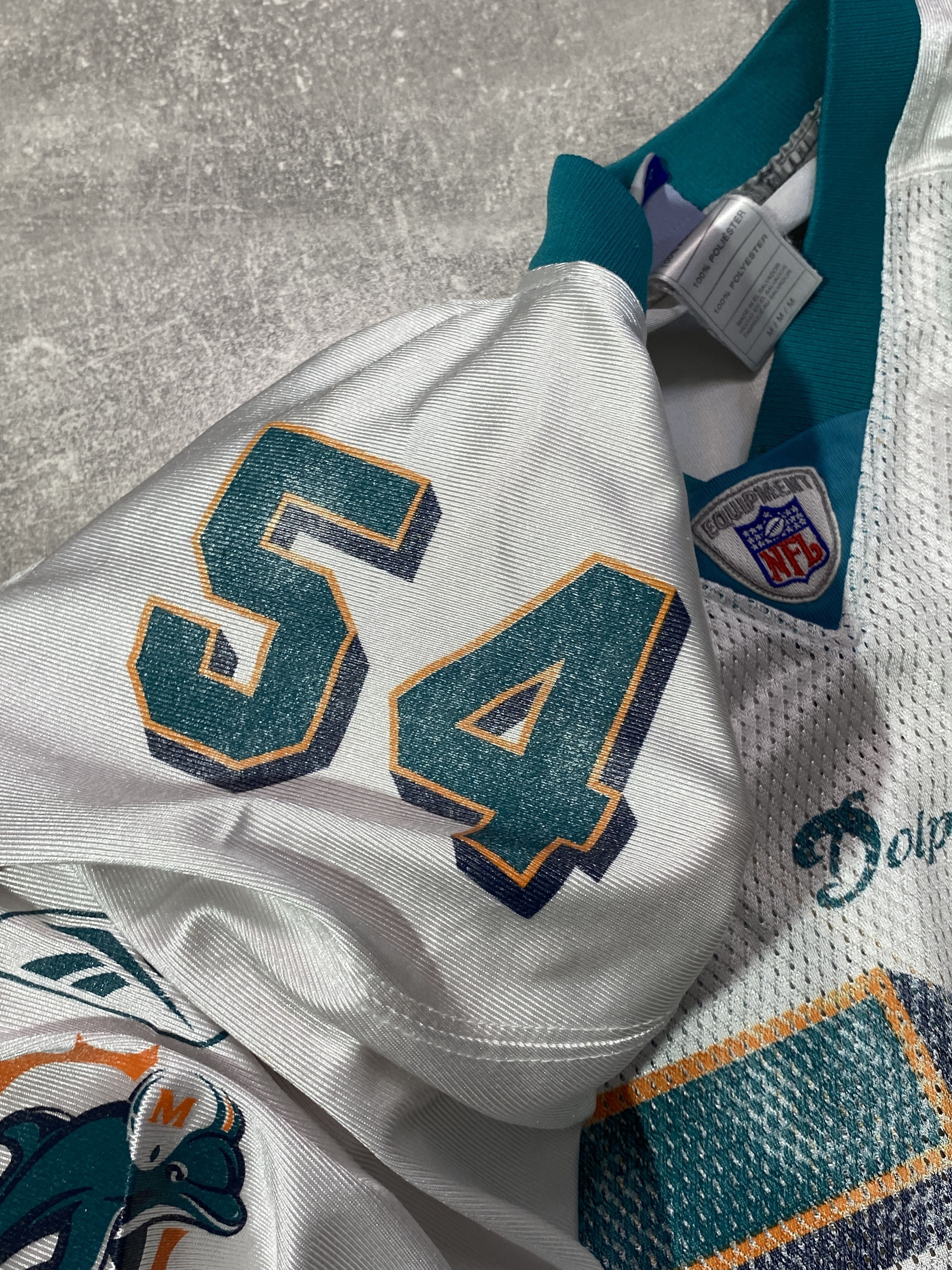 NFL NFL MIAMI DOLPHINS REEBOOK JERSEY #54 THOMAS Size US M / EU 48-50 / 2 - 5 Thumbnail