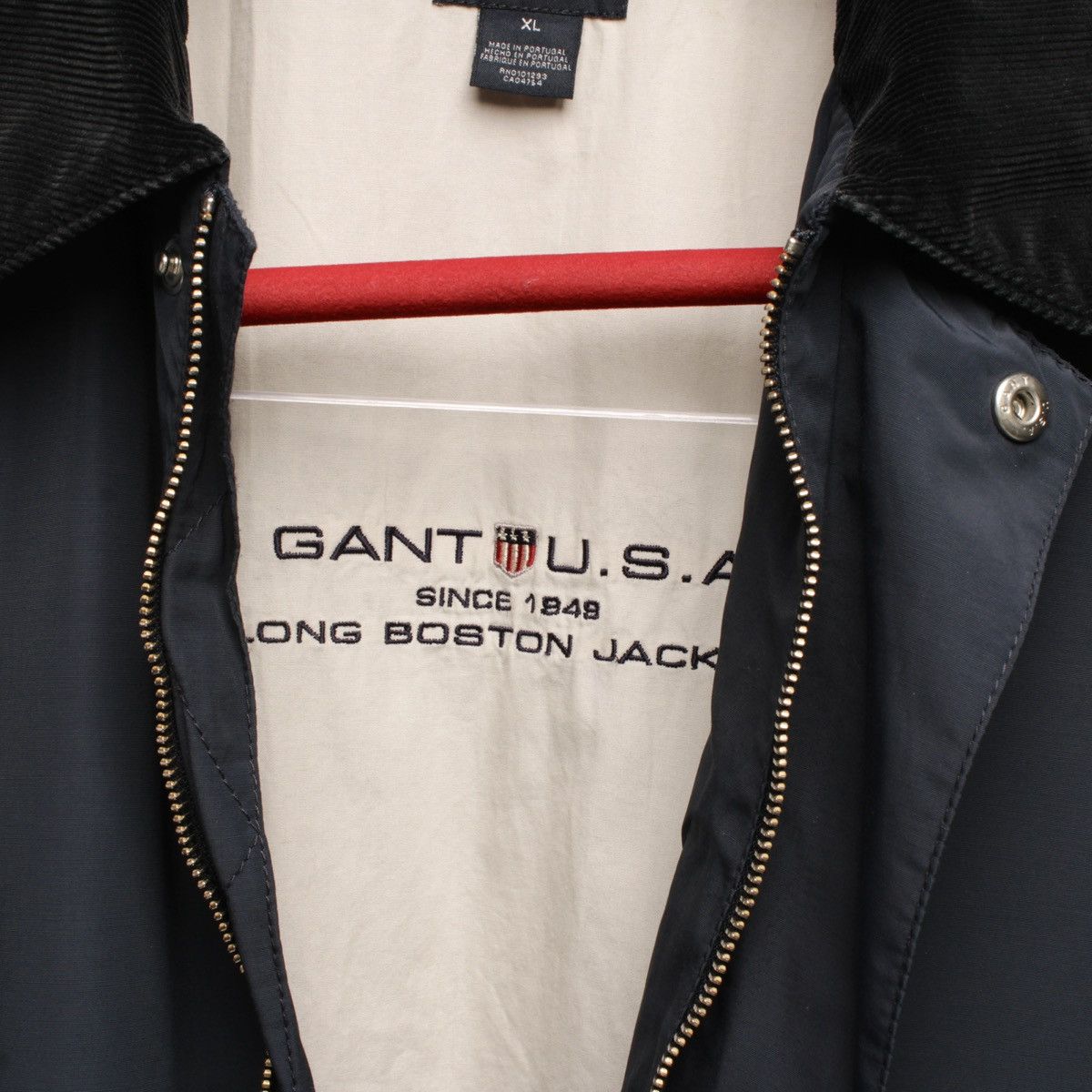 Gant GANT Nylon Full Zip Jacket Dark Blue Size: XL Size US XL / EU 56 / 4 - 14 Thumbnail