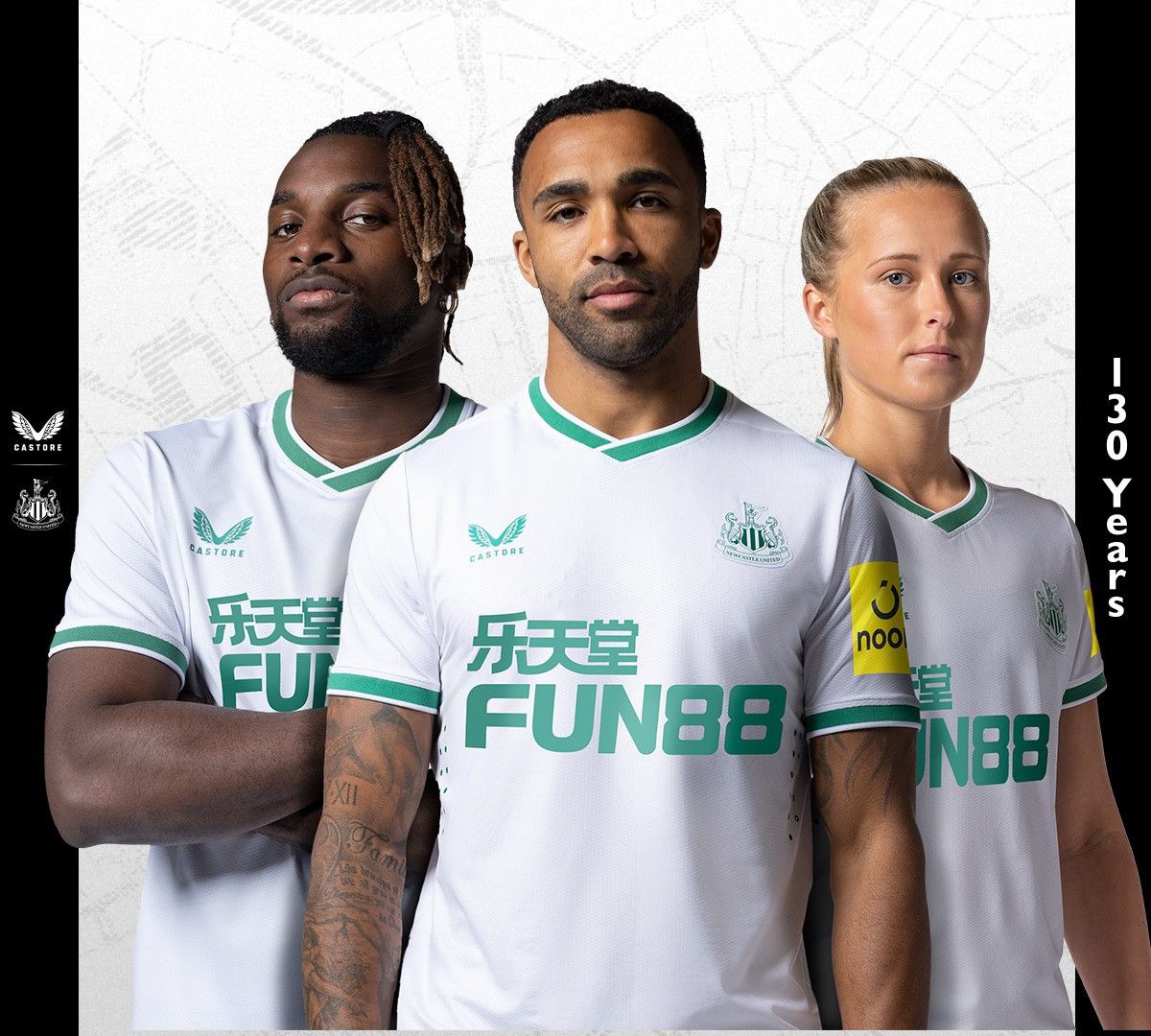 Castore 2022 2023 Newcastle United Castore Third Kit Soccer Jersey Size US L / EU 52-54 / 3 - 2 Thumbnail