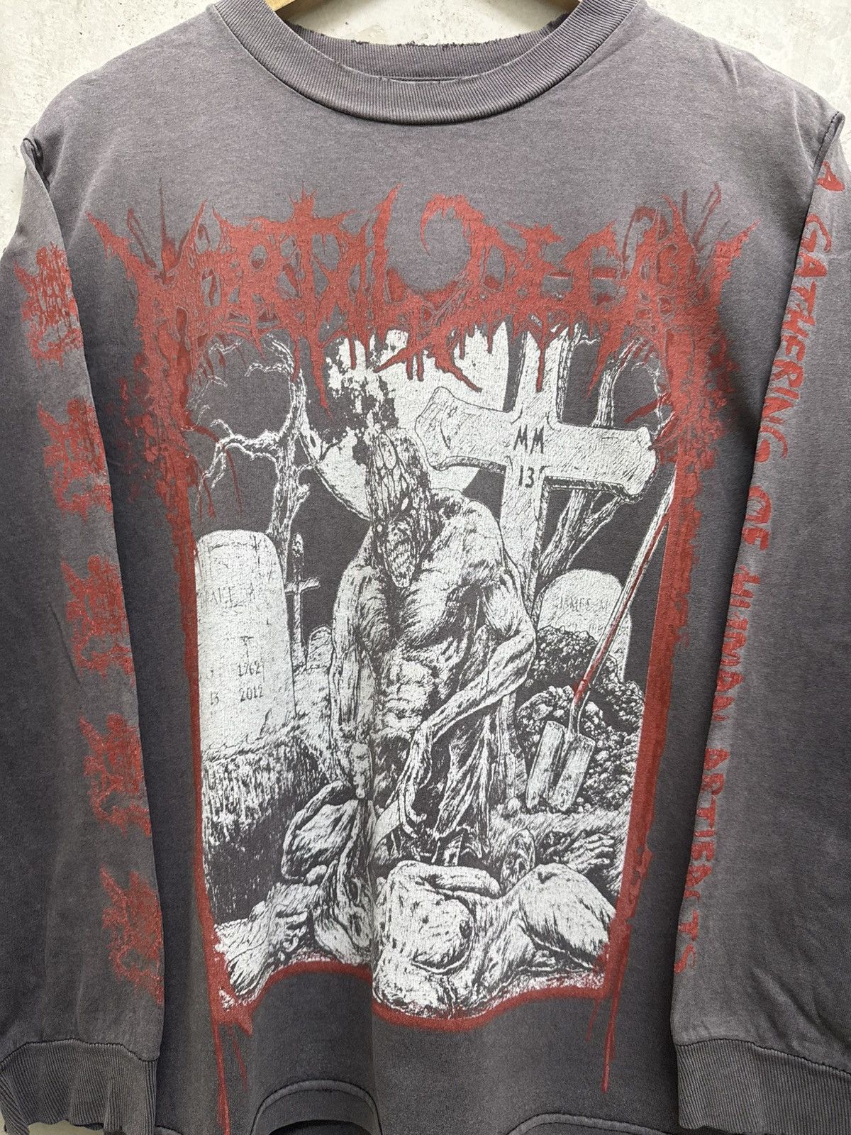 Band Tees Vintage Distressed Mortal Decay Metal Death Thrash Band Tees Size US S / EU 44-46 / 1 - 2 Thumbnail