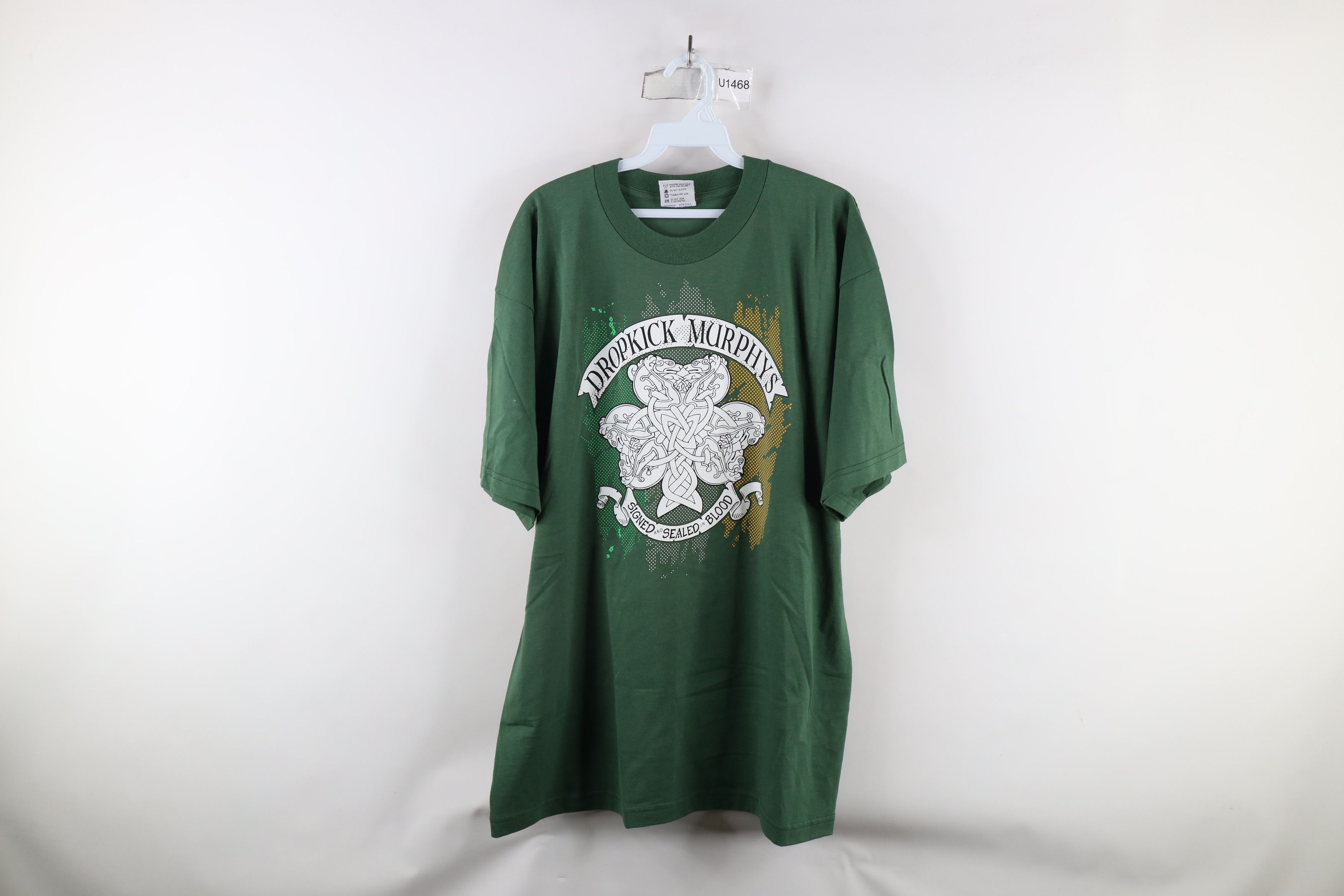 Vintage Vintage Y2K 2013 Dropkick Murphys Band T-Shirt Green USA Size US XL / EU 56 / 4 - 1 Thumbnail