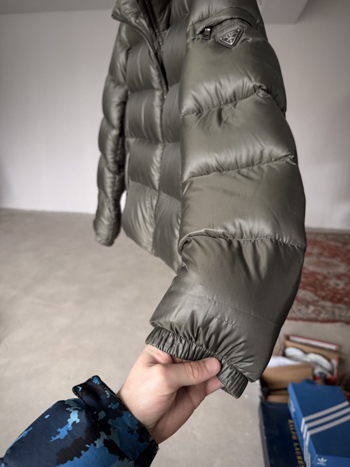 Prada Vintage Prada Down Jacket Dark Green Size M / US 6-8 / IT 42-44 - 18 Thumbnail