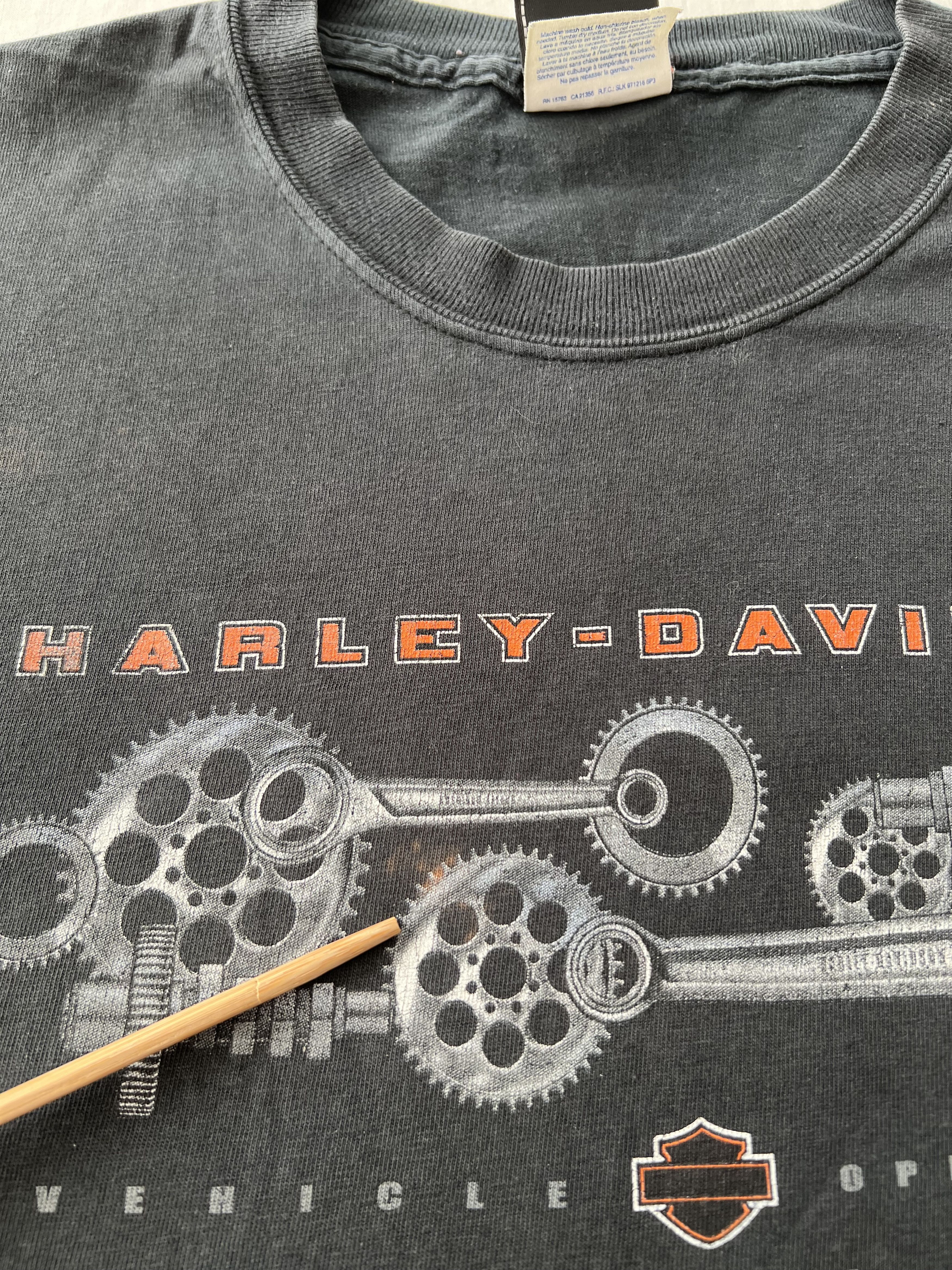 Harley Davidson Vintage 2000s Harley Davidson Vehicle Operations York PA Tee Size US XL / EU 56 / 4 - 7 Thumbnail