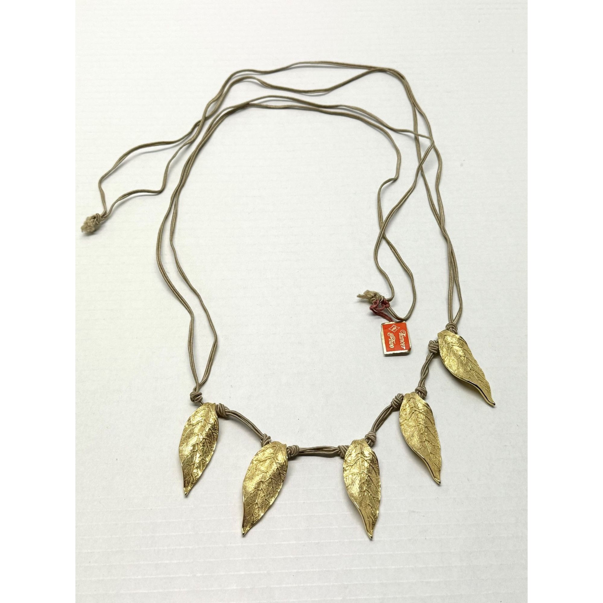 Vintage Vintage Tancer & Two string leaf necklace Size ONE SIZE - 1 Thumbnail