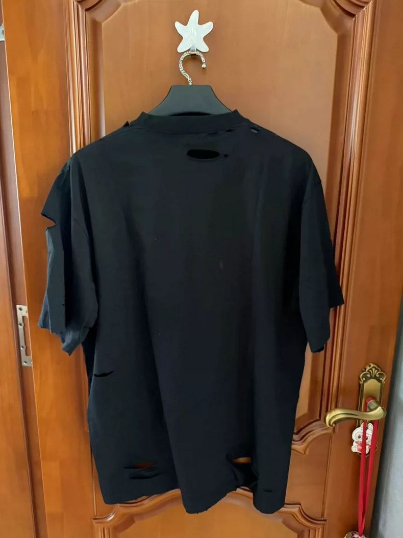 Balenciaga Balenciaga Destroy Logo Short Sleeve T-shirt Size XS Size US XS / EU 42 / 0 - 2 Thumbnail