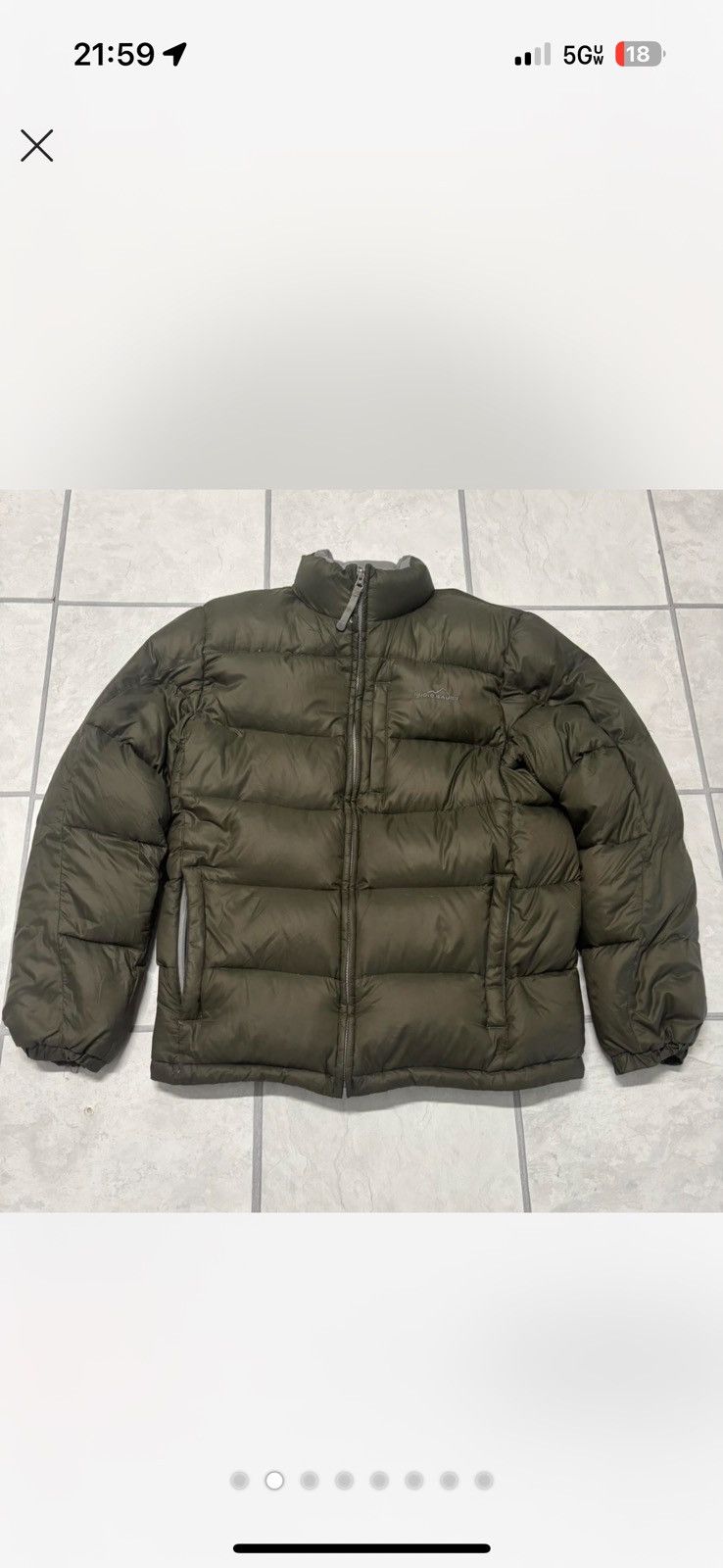 Eddie Bauer Vintage Eddie Bauer premium quality goose down Green puffer Size US L / EU 52-54 / 3 - 2 Thumbnail