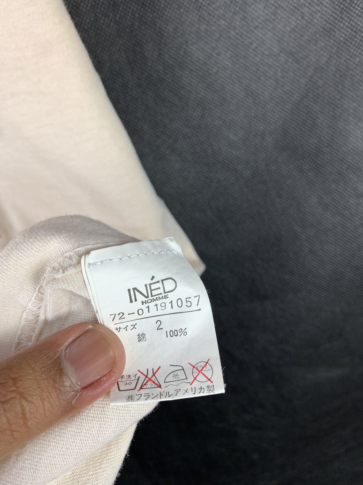 Japanese Brand Steals! Ined Homme Yohji Yamamoto Briller Tee Size US S / EU 44-46 / 1 - 6 Thumbnail