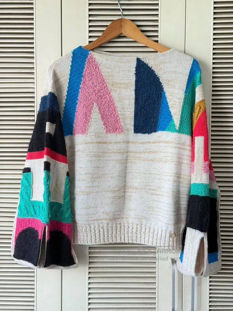 Chanel Chanel Egyptian series colour-blocked sweater Size XS / US 0-2 / IT 36-38 - 1 Thumbnail