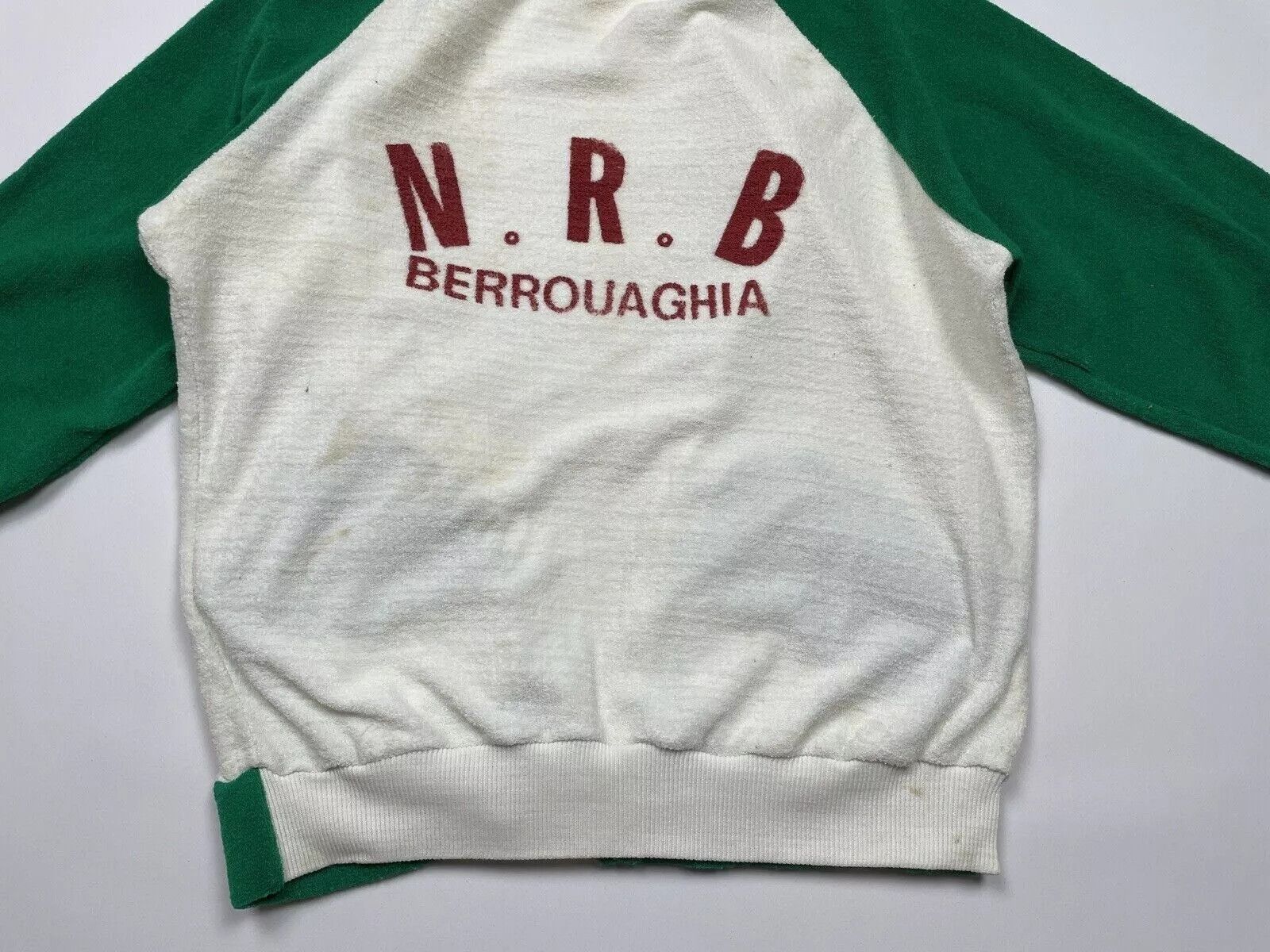 Vintage VINTAGE N.R.B BERROUAGHIA ES 1980s ALGERIA JACKET SOCCER Size US M / EU 48-50 / 2 - 8 Thumbnail