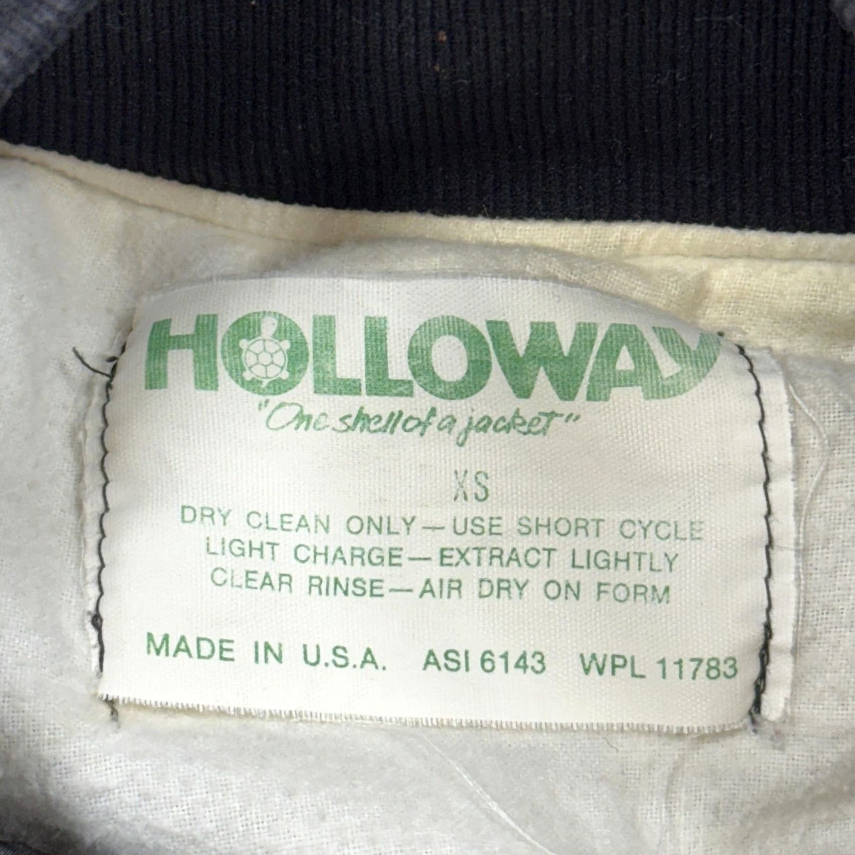 Holloway VINTAGE Holloway Jacket Mens XS Black Satin Bomber Kukar Bornstein 80s Size US XS / EU 42 / 0 - 2 Thumbnail