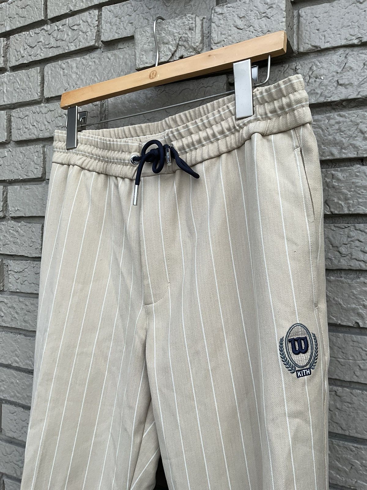 kith double knit chatham pants サイズS Kith x Wilson Pinstripe