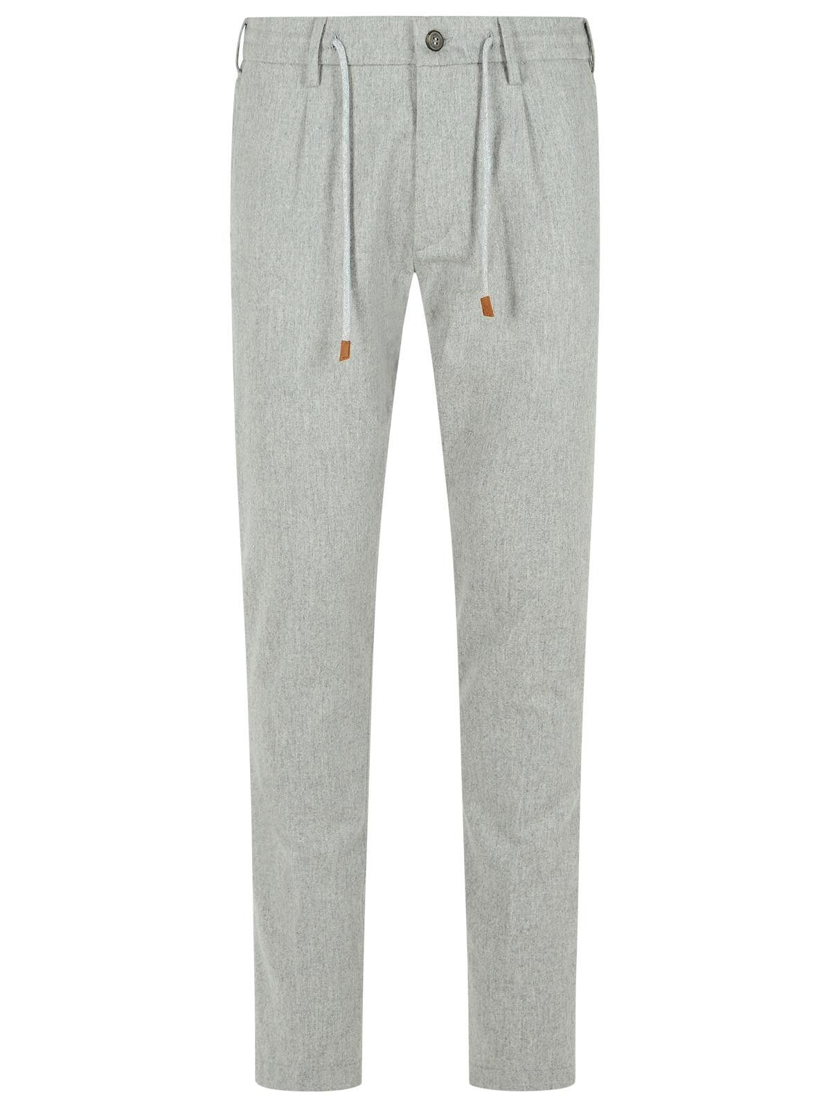 Eleventy ELEVENTY Light Grey Wool Blend Trousers Size US 32 / EU 48 - 1 Thumbnail